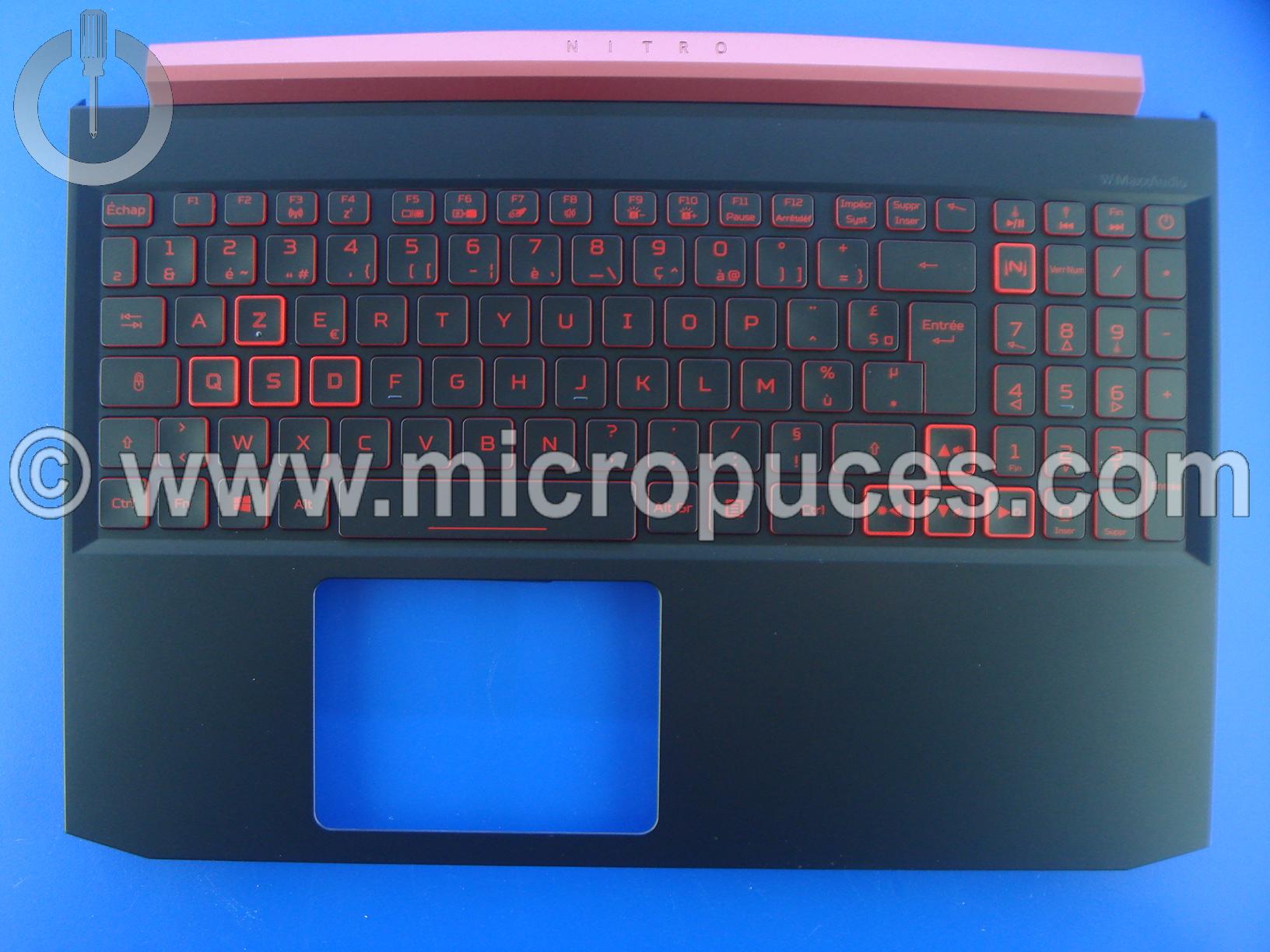 Clavier + plasturgie de dessus pour ACER Aspire AN515-54 (1050K1/1650)