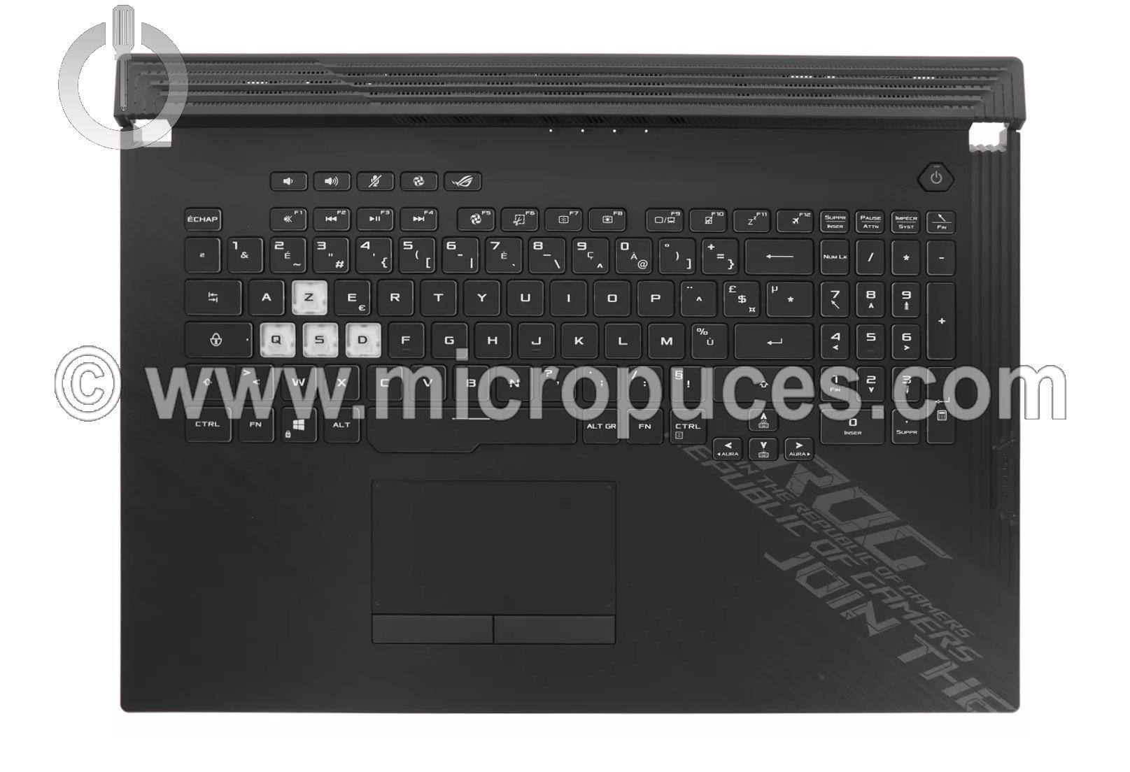 Clavier + plasturgie pour ASUS ROG Strix G17 G712