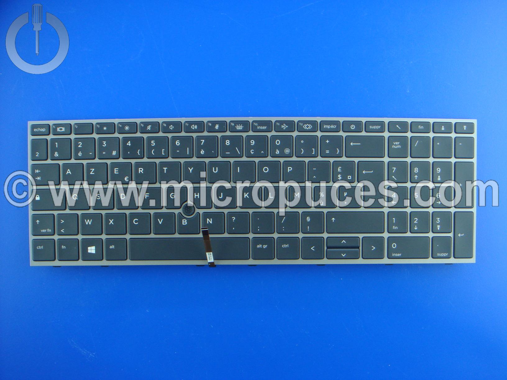 Clavier AZERTY pour HP ZBOOK 15 Fury G7