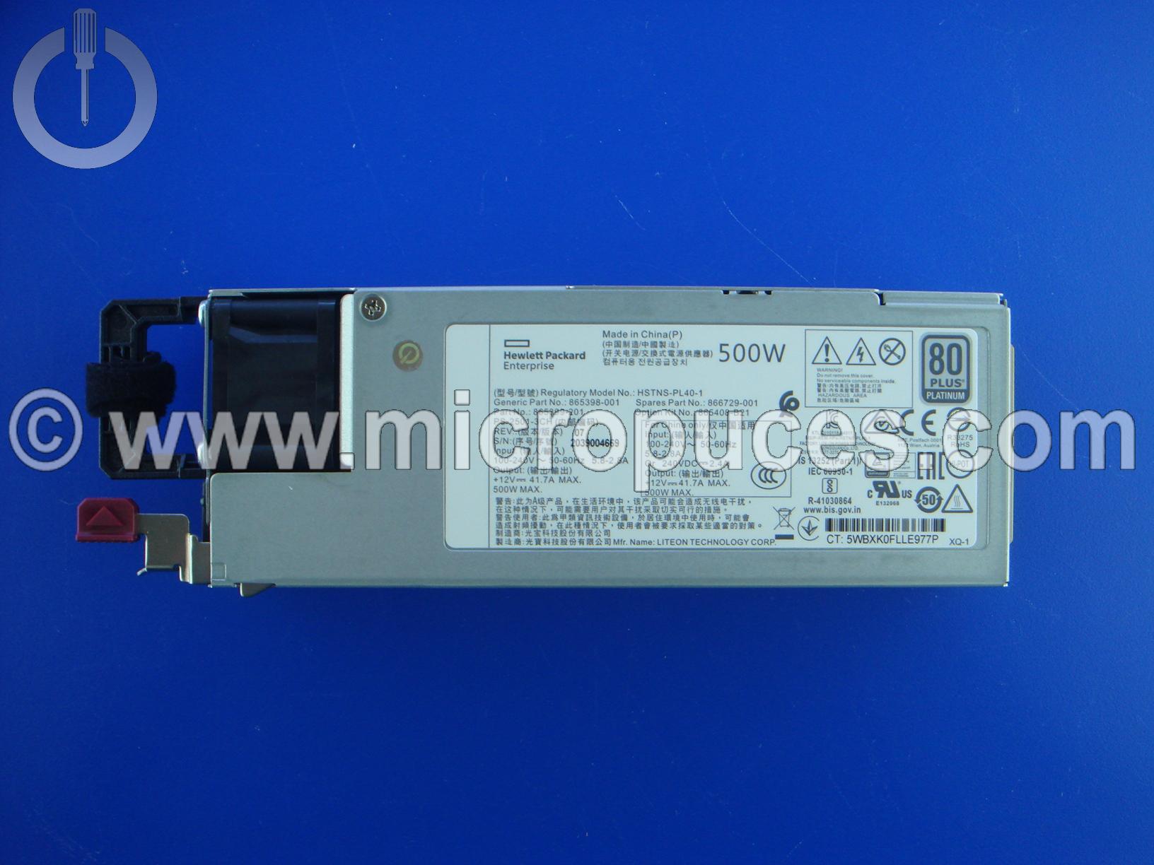 Alimentation pour Serveur HP Prolian ML350