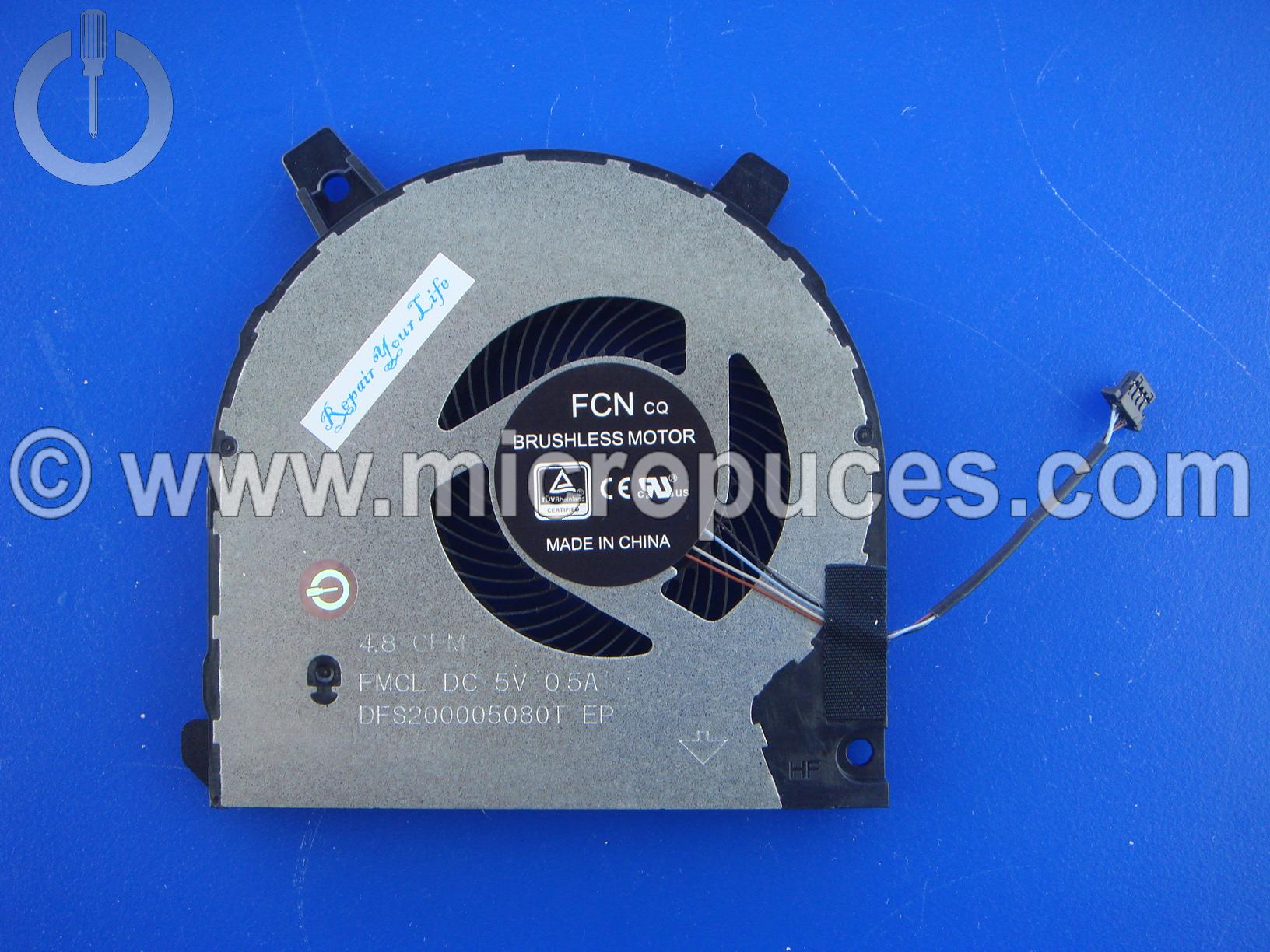 Ventilateur pour Dell Inspiron 15 7506 2-en-1