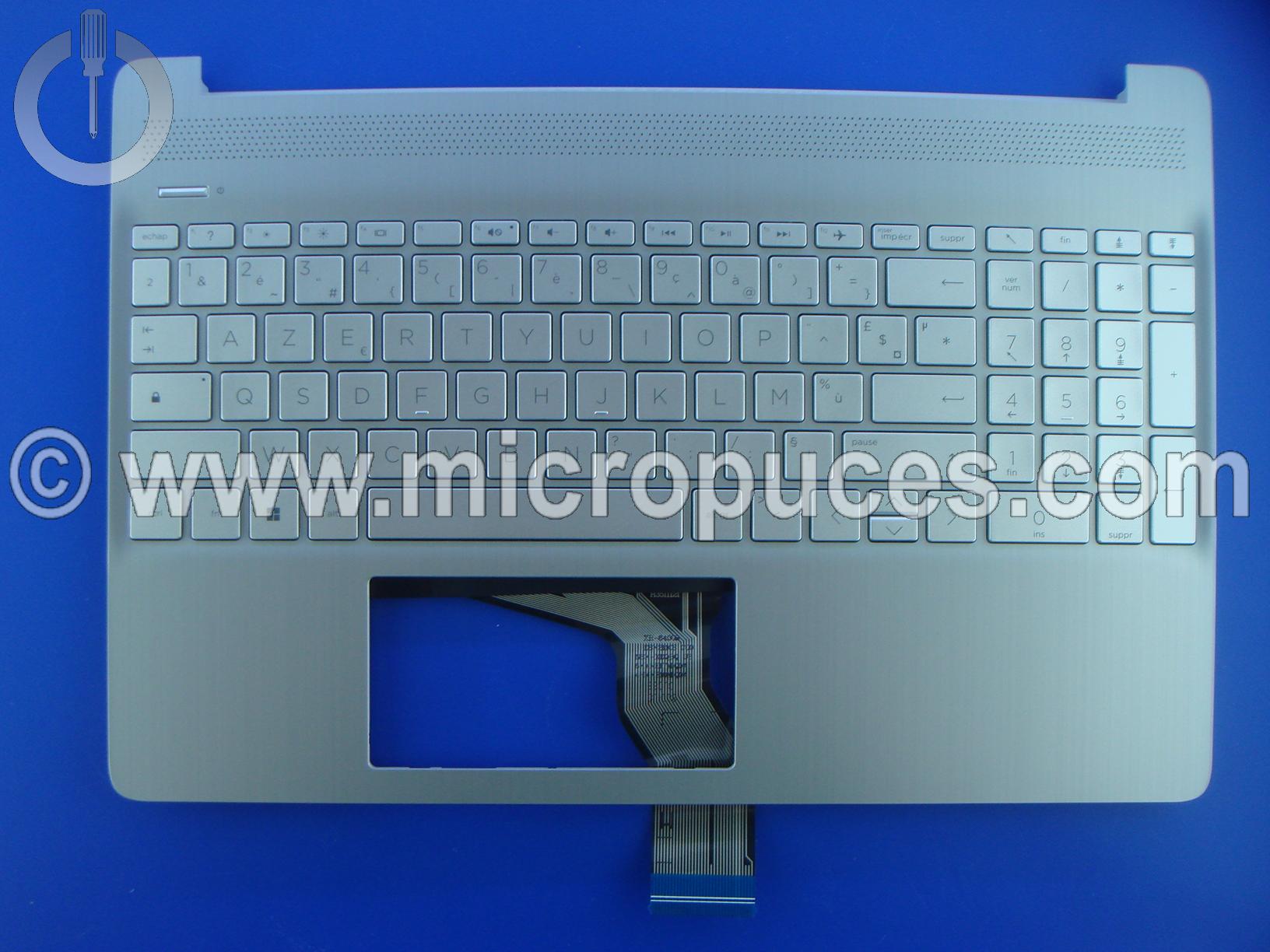 Clavier + plasturgie de dessus pour HP Pavilion 15S-EQ sans FP