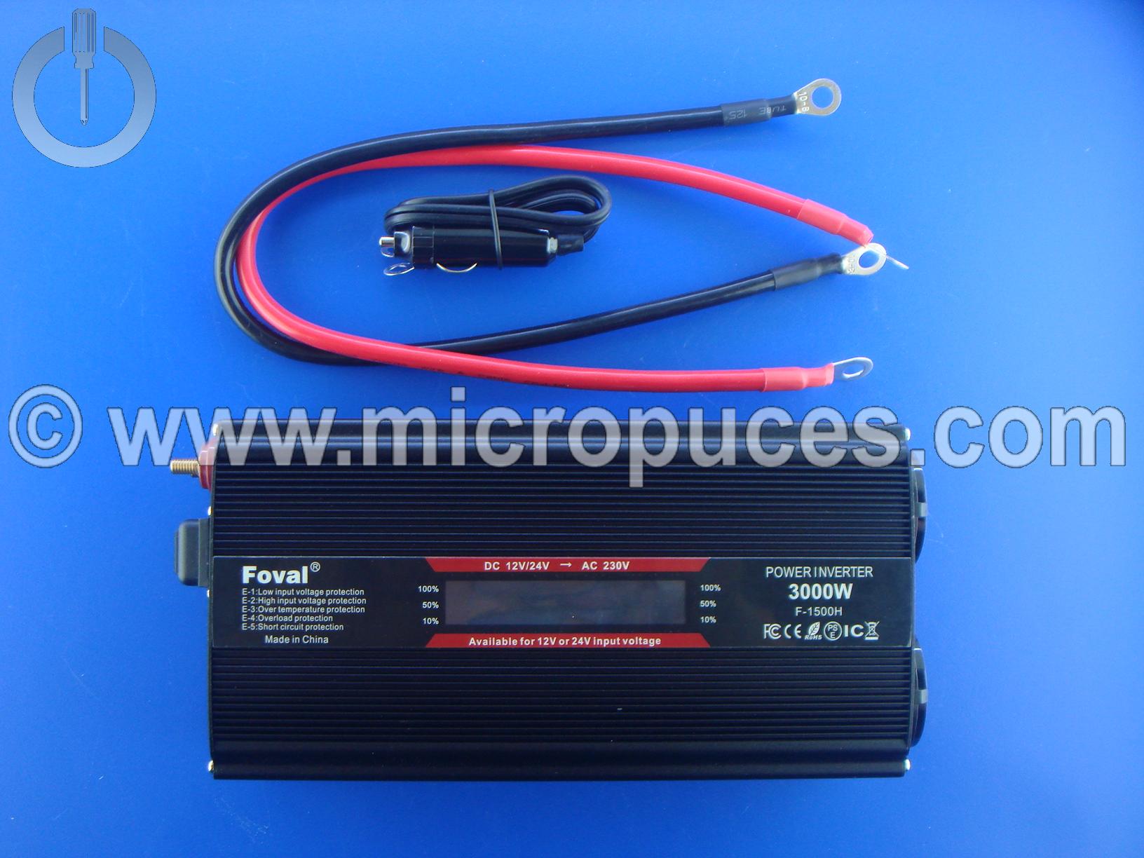 Convertisseur de tension 24V à 220V