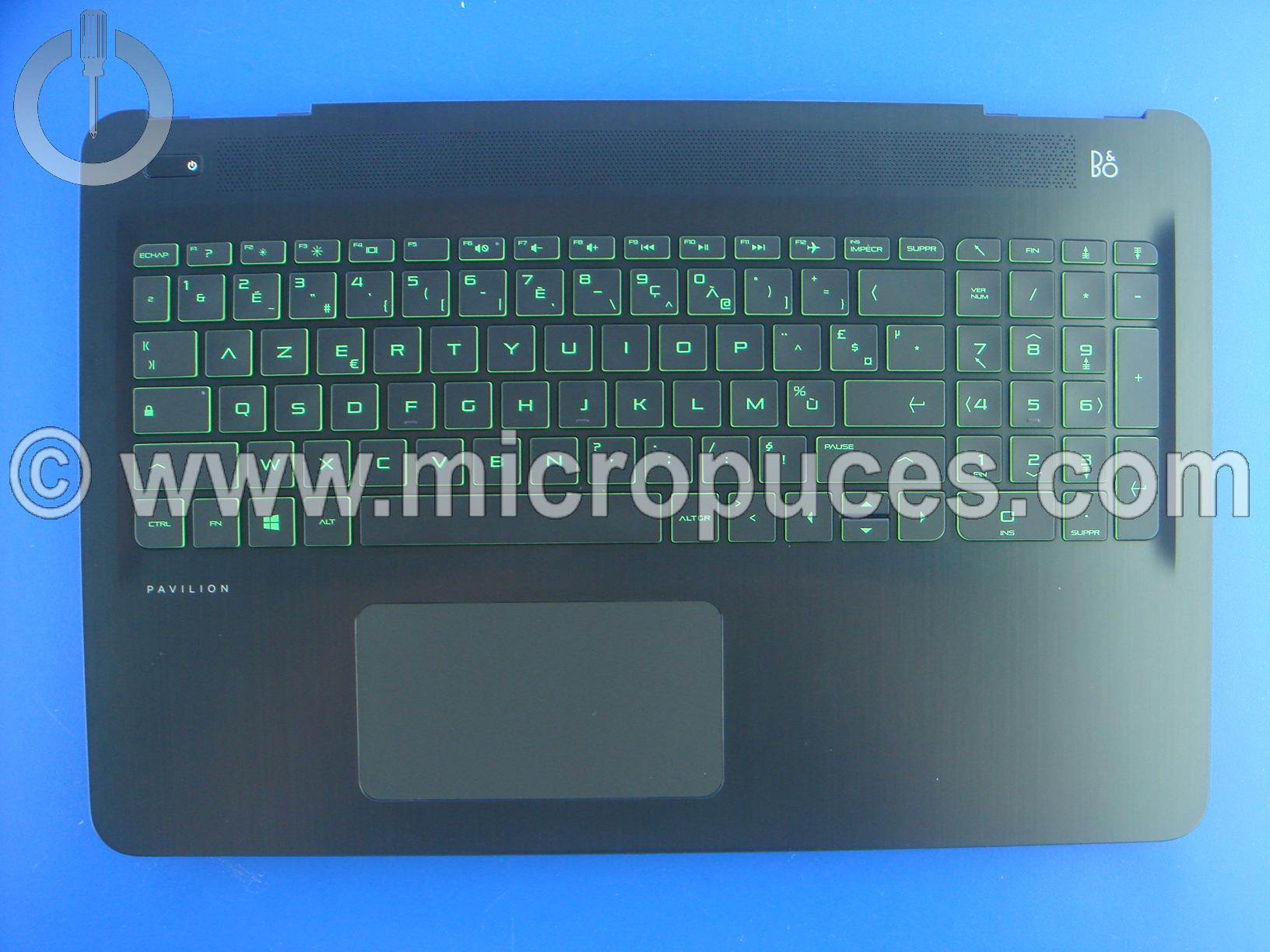 Clavier + plasturgie noire pour HP 15-BC