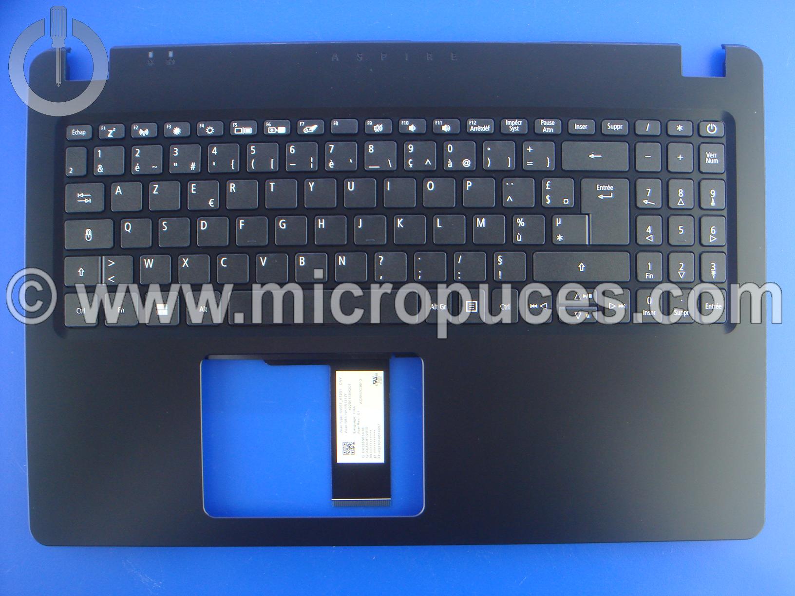 Clavier + plasturgie de dessus pour ACER A315-56