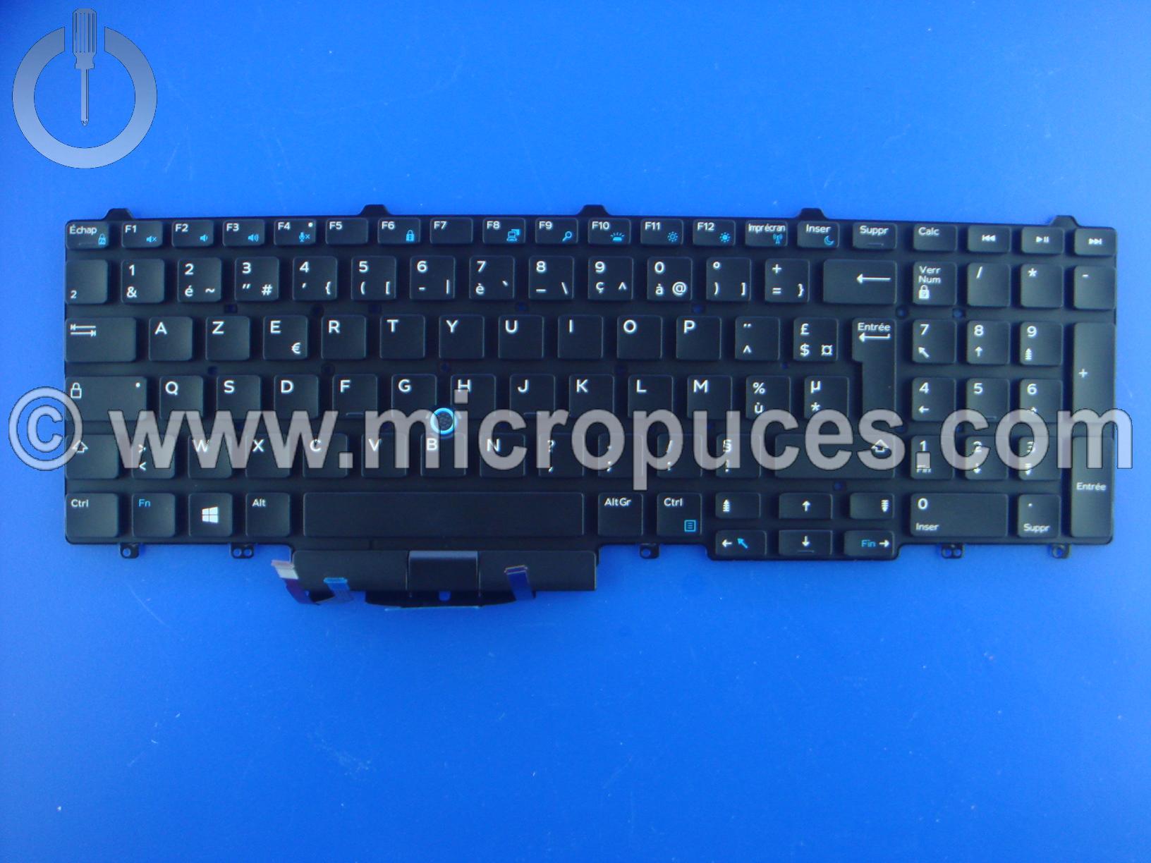 Clavier DELL Lattitude 5580 - rétroéclairé