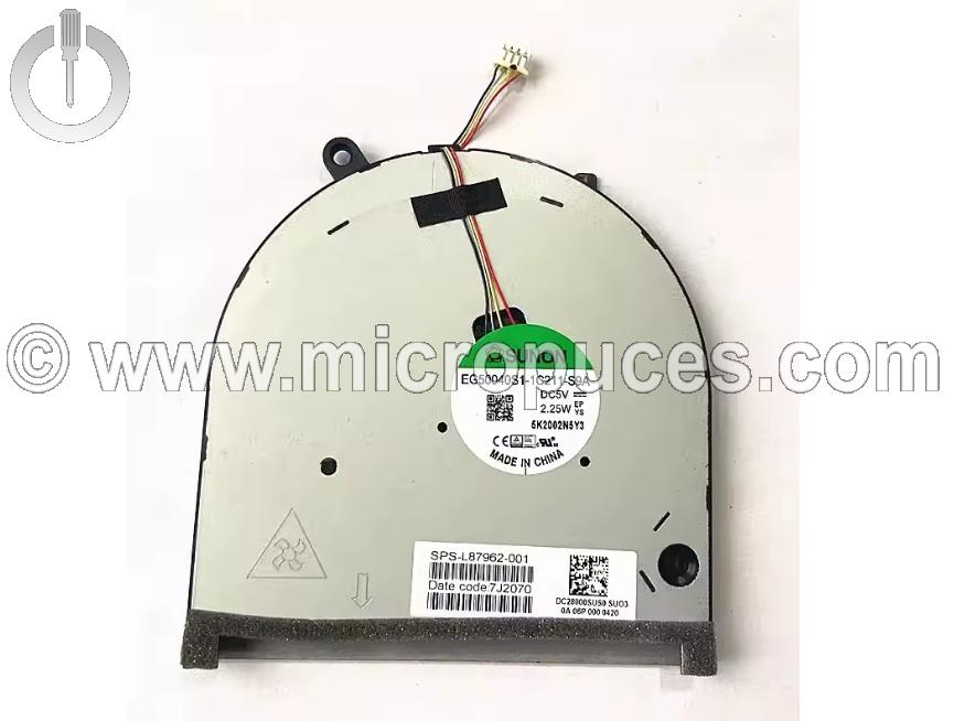 Ventilateur GPU pour HP Envy 17-CG