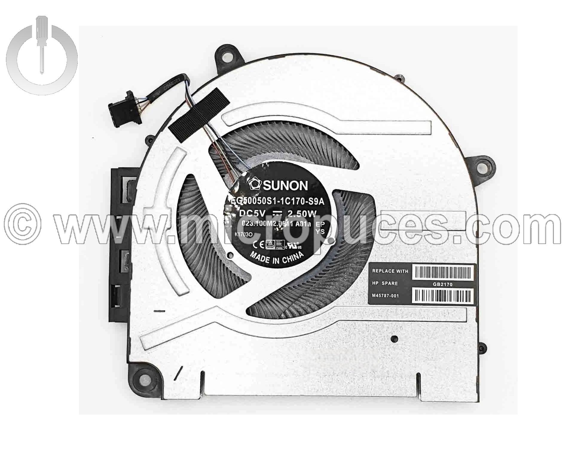 Ventilateur GPU pour HP Envy 17-CH