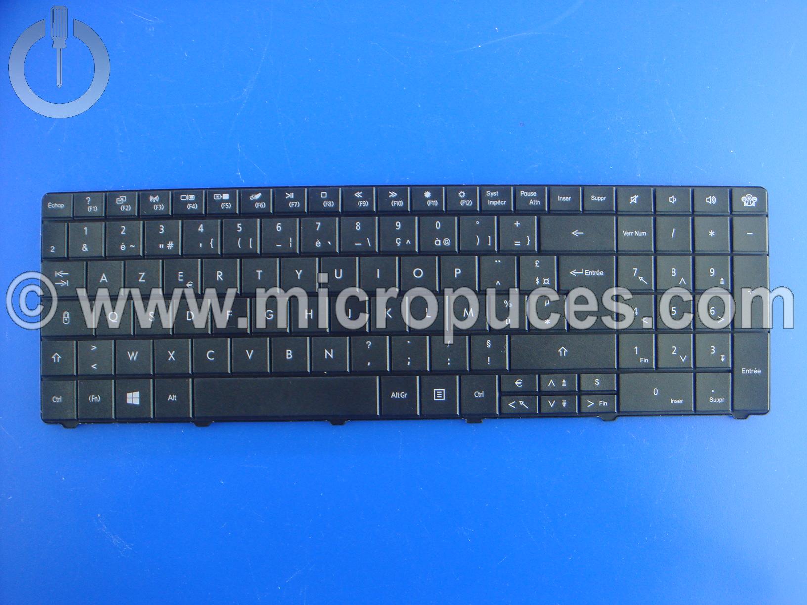 Clavier AZERTY pour PACKARD BELL EasyNote LE11BZ