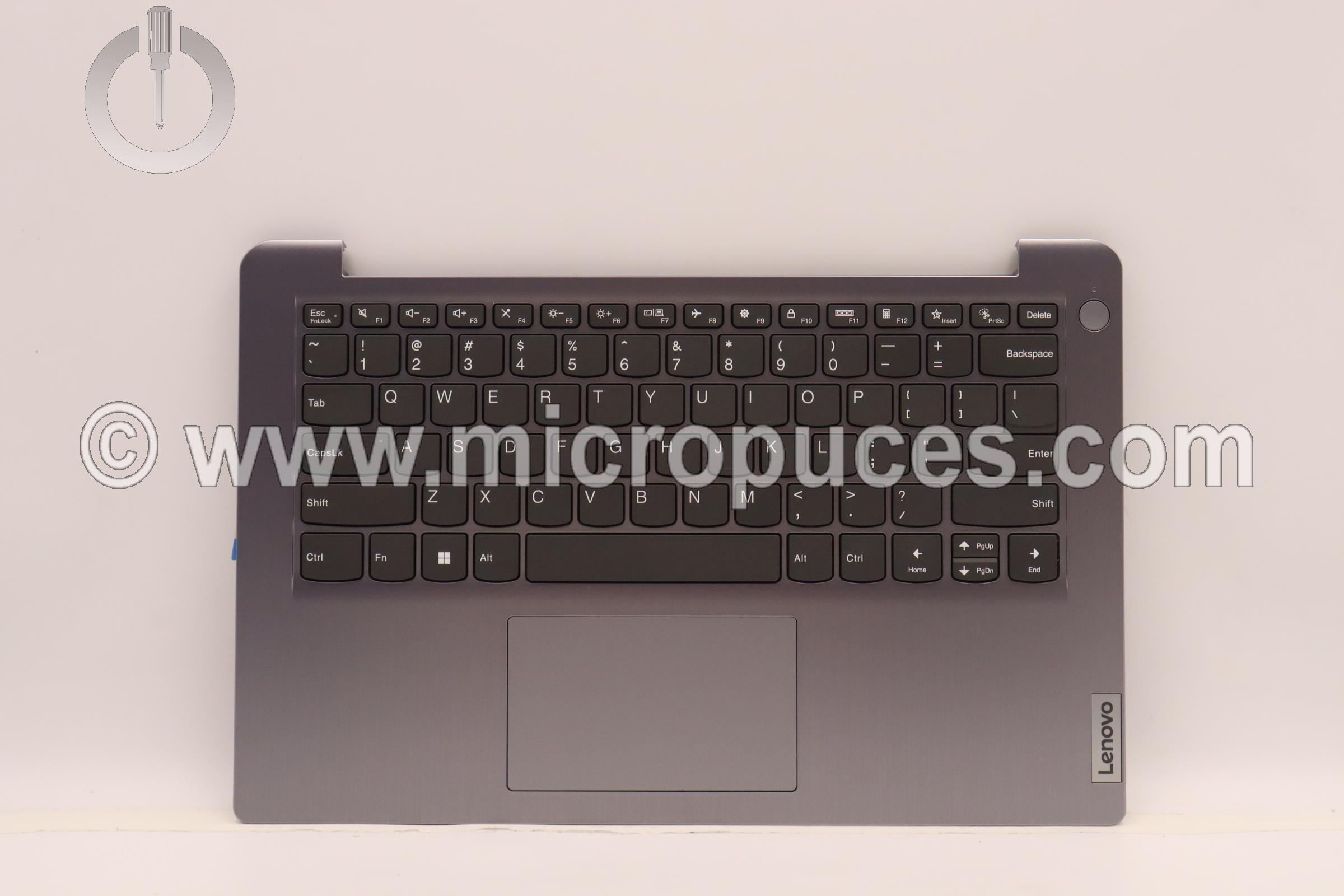 Clavier + plasturgie de dessus pour LENOVO IdeaPad 3 14IAU7 (US)