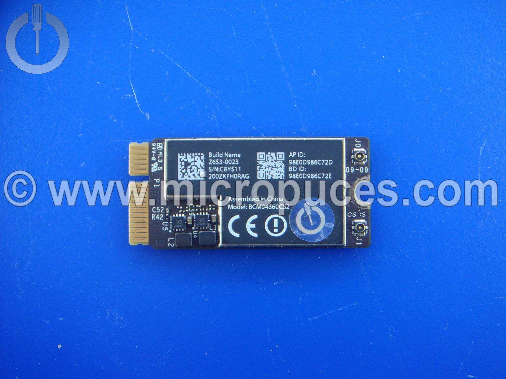 Carte wifi Airport pour Macbook Air A1369 A1370 A 465 grade A