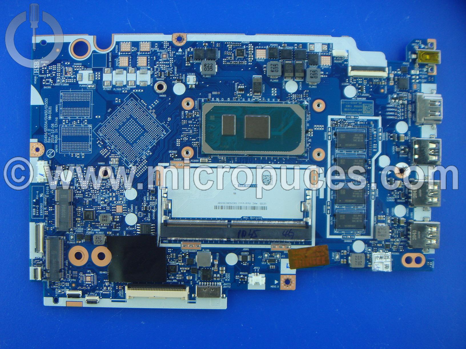 Carte mère I5 1035G1 UMA 4G pour LENOVO IdeaPad 3-15IIL05