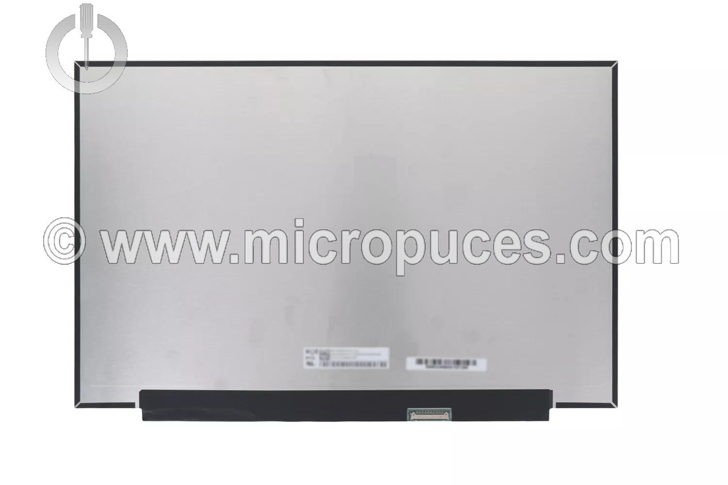 Ecran 14" Led Slim 40 pin WQXGA - 315mm sans oreilles - 144hz