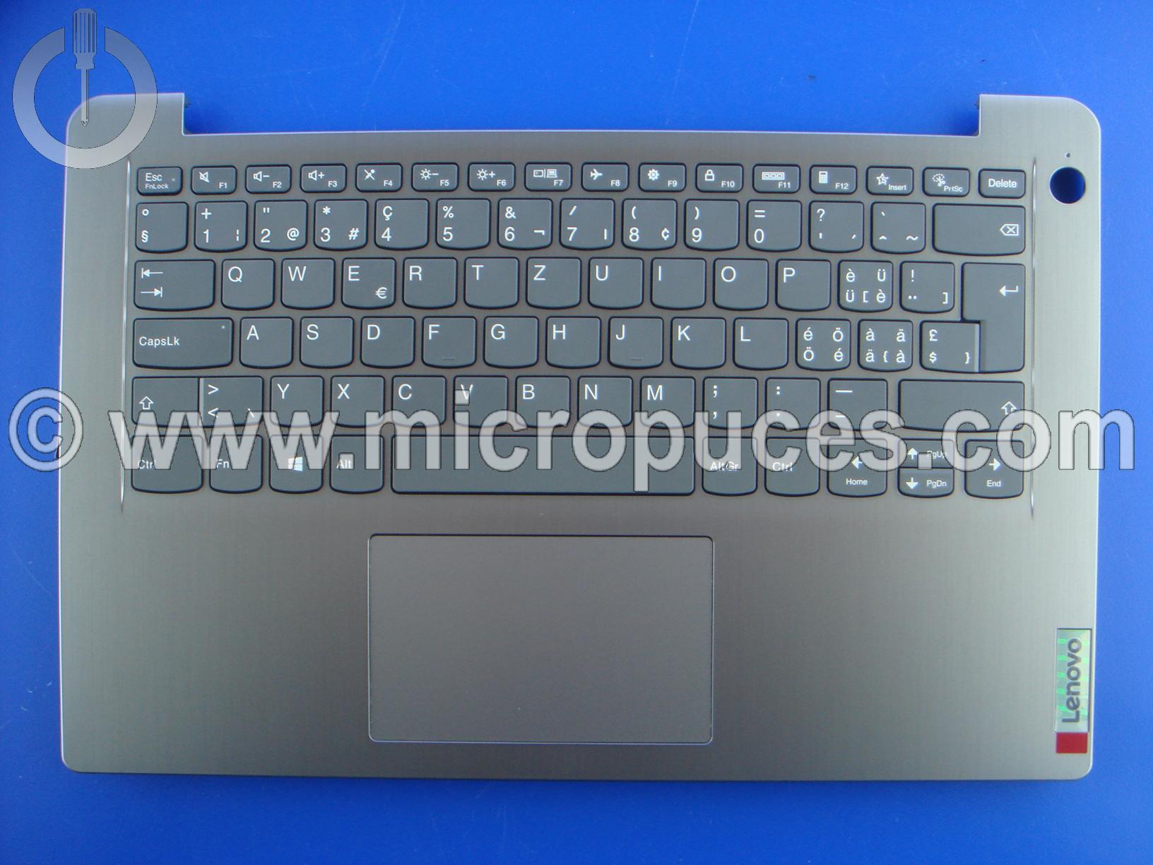 Clavier + plasturgie de dessus pour LENOVO IdeaPad 3-14ALC6 - Suisse