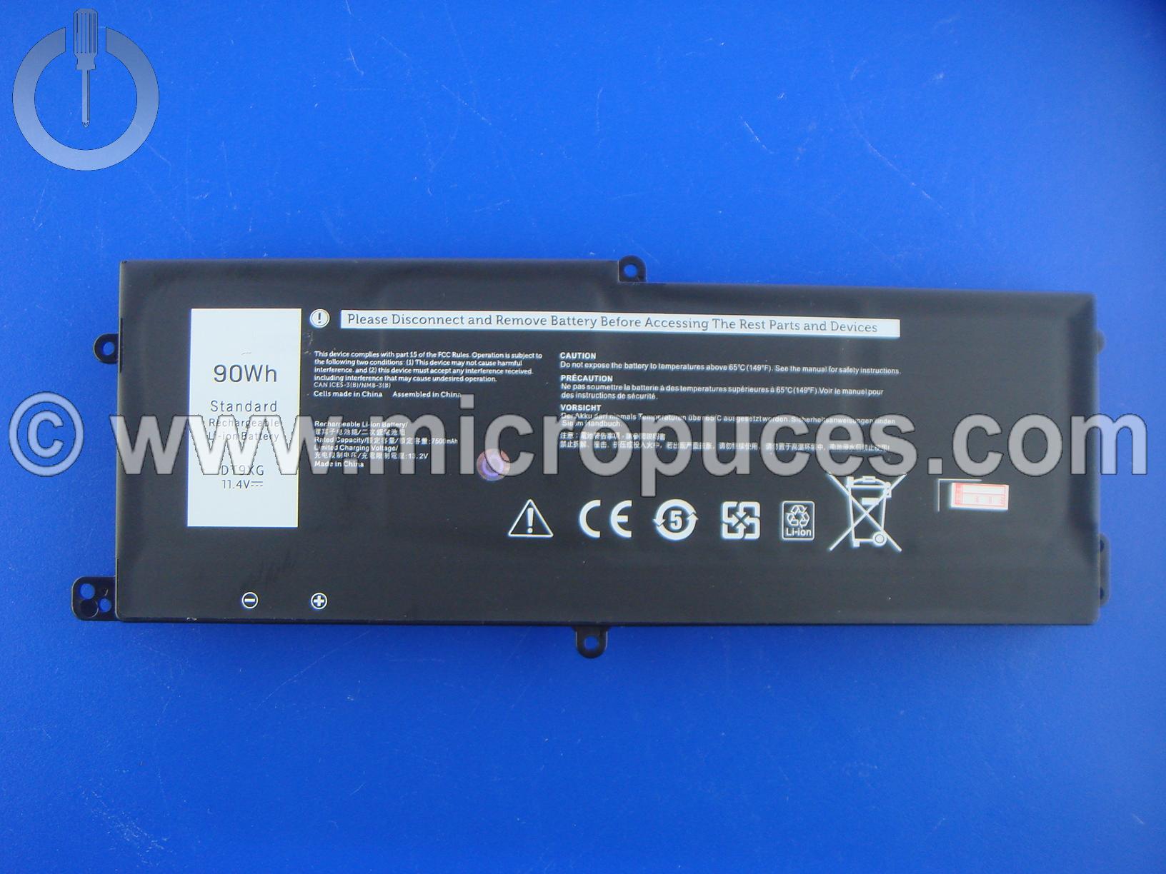 Batterie d'origine pour Dell Alienware Area-51m