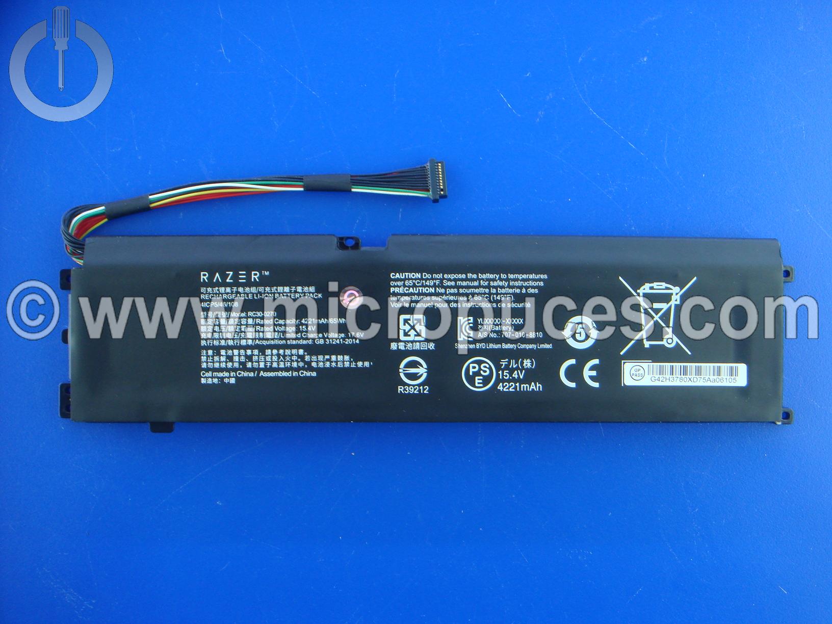 Batterie D'origine pour RAZER Blade RZ09-03006E92-R3U1