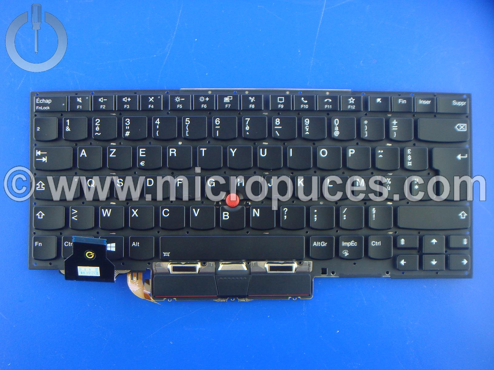 Clavier AZERTY X1 Carbon 8th Gen