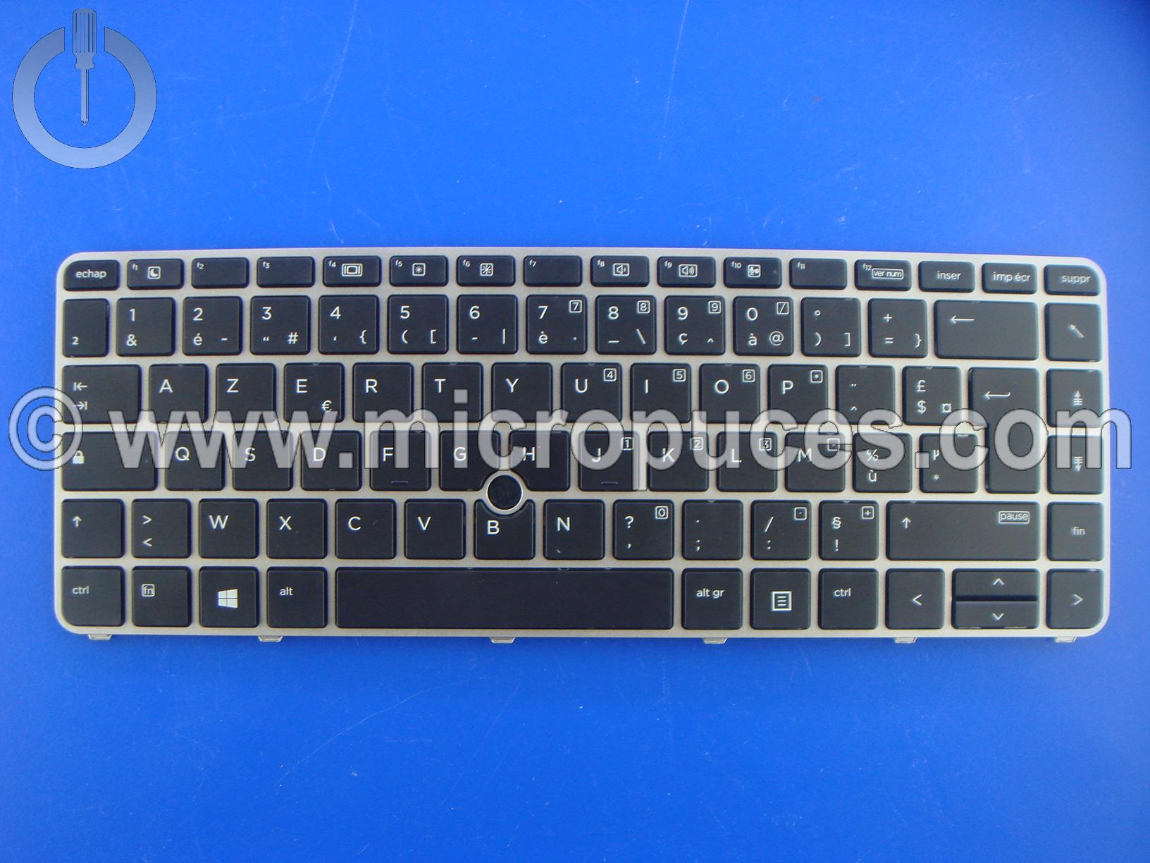Clavier gris pour HP Elitebook 840 G3