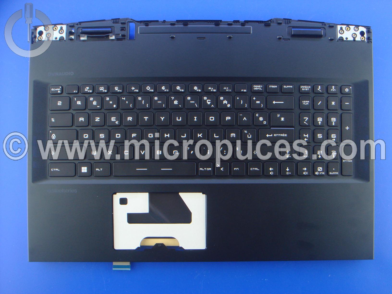 Clavier + plasturgie de dessus bleue nuit pour MSI GE76
