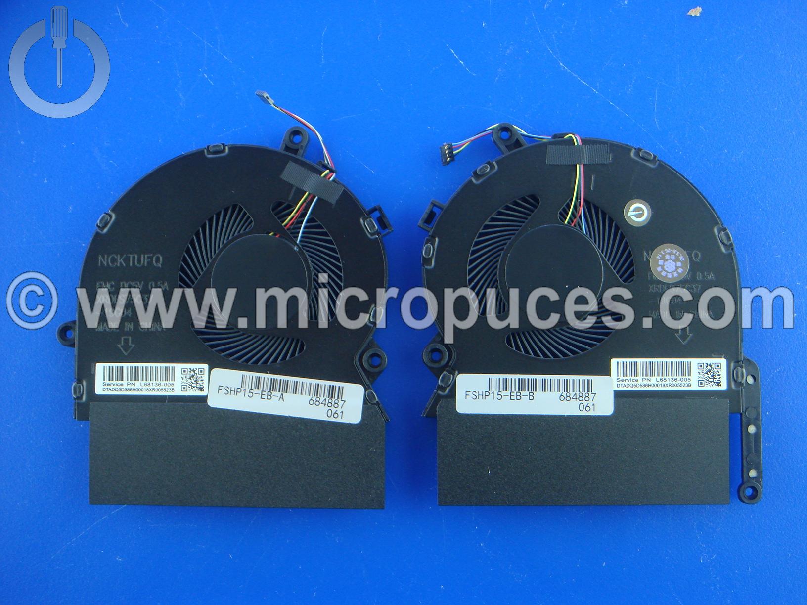 Ventilateurs CPU et GPU pour HP Spectre X360 15-EB