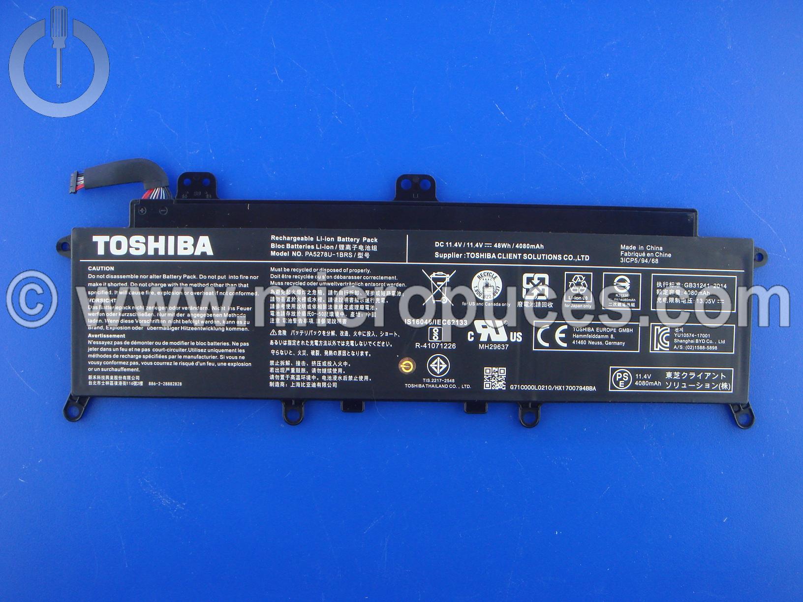 Batterie pour Toshiba Portege X30