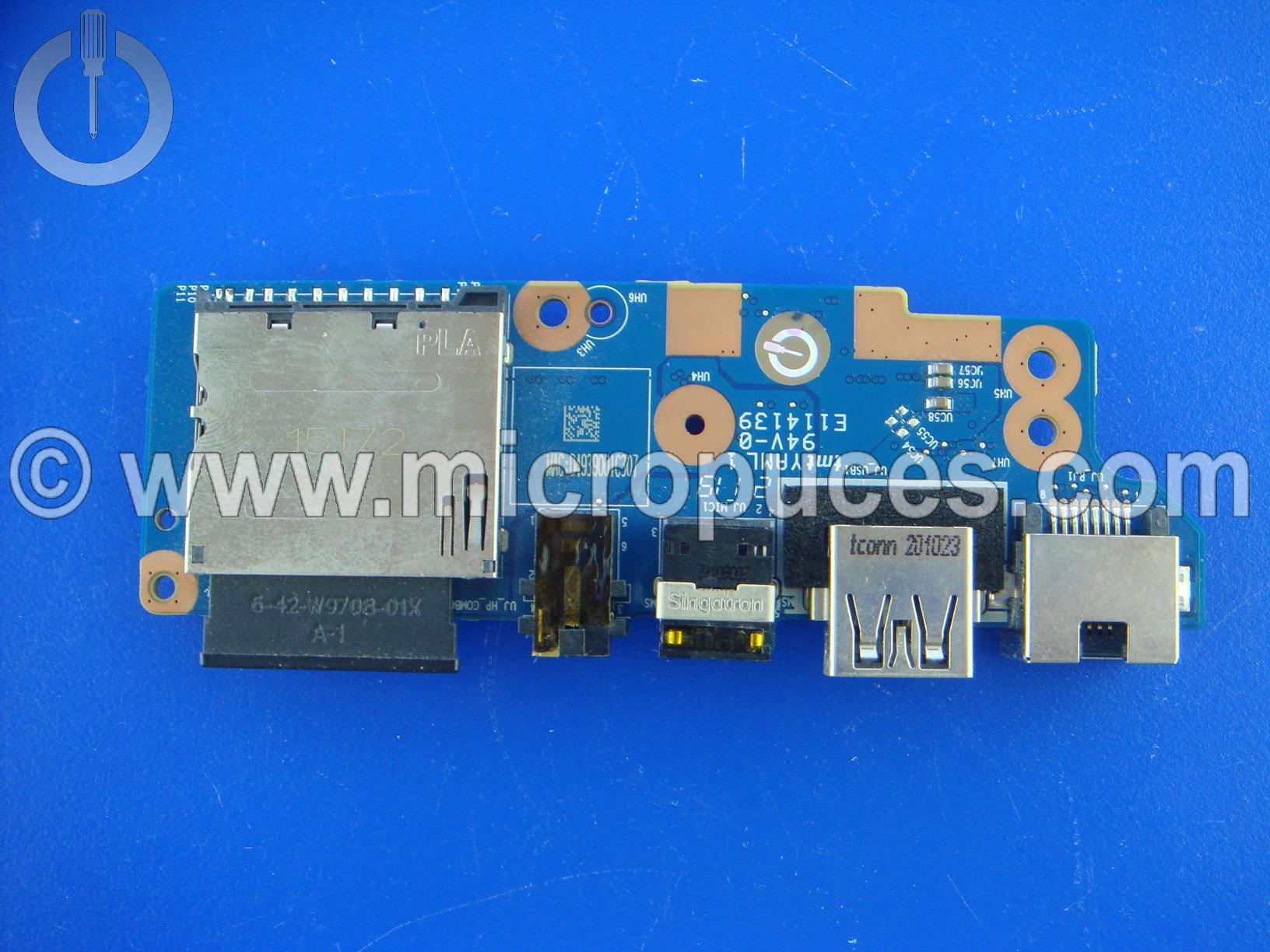 Carte fille USB + audio pour Clevo NK70