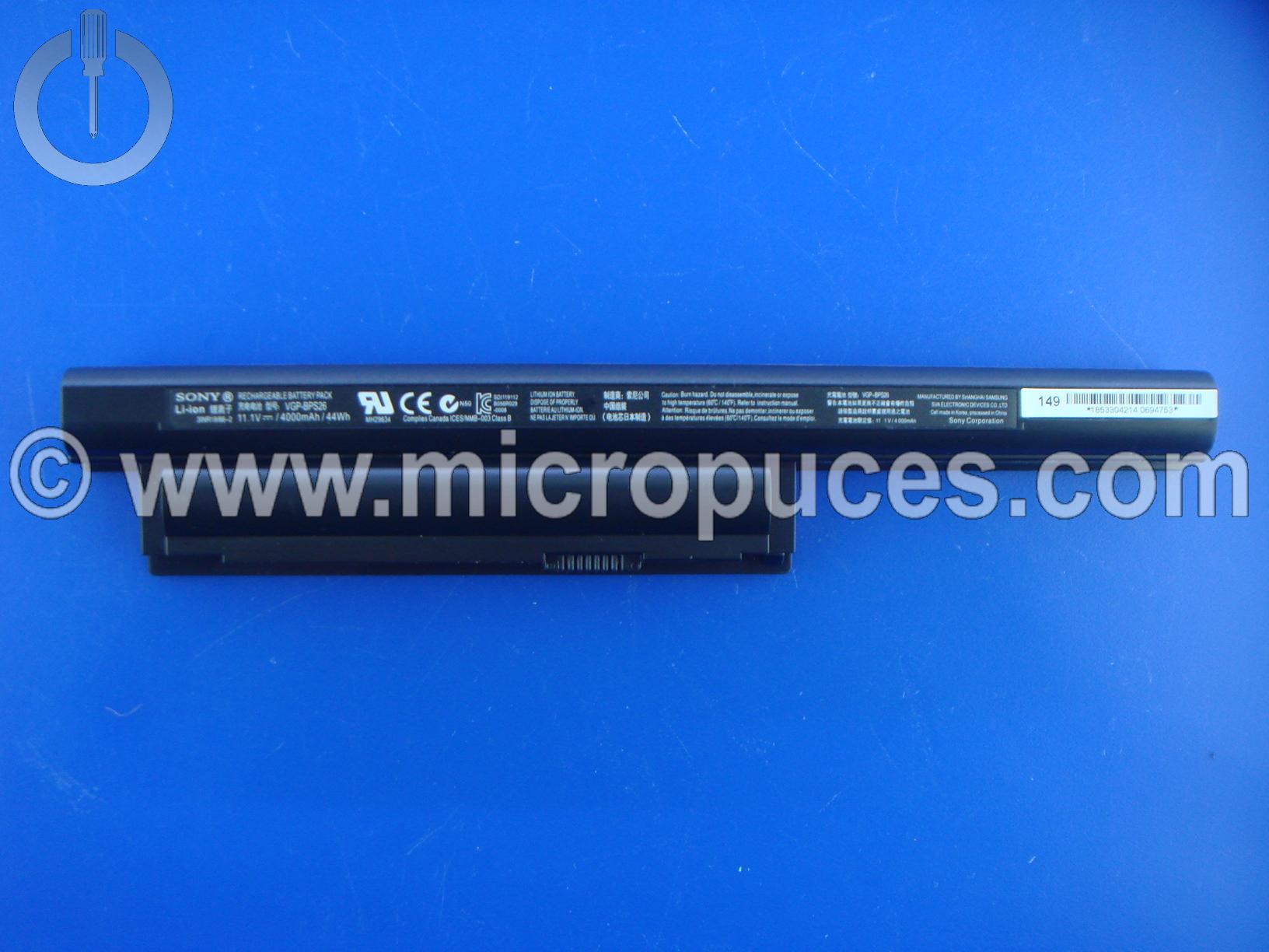 Batterie pour SONY SVE PCG