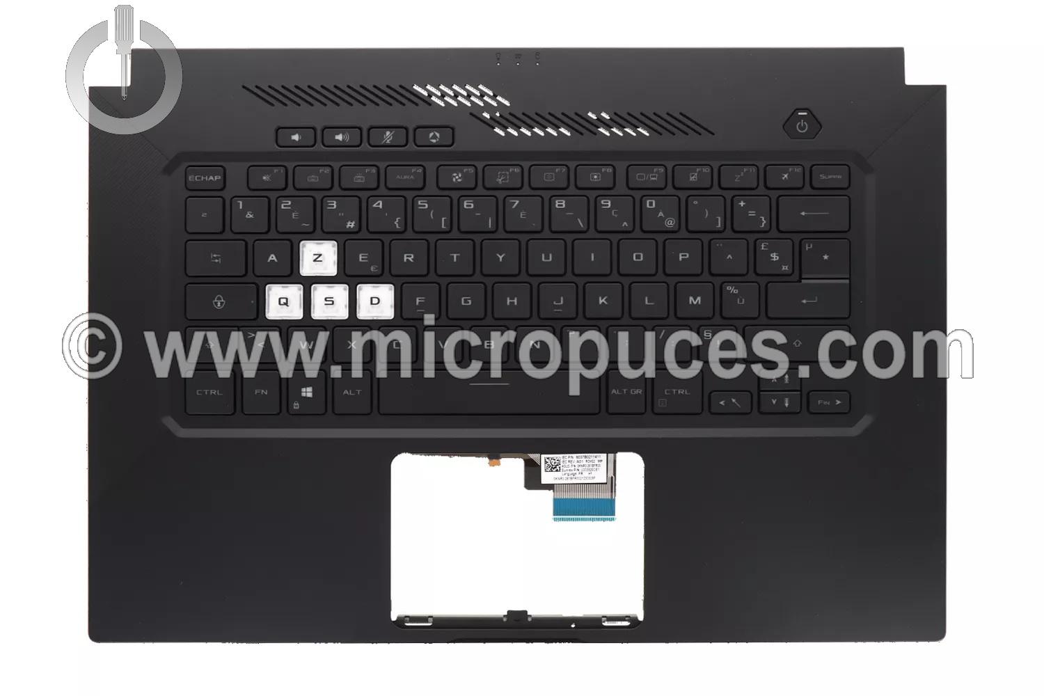 Clavier + plasturgie pour Asus FX506 - noir