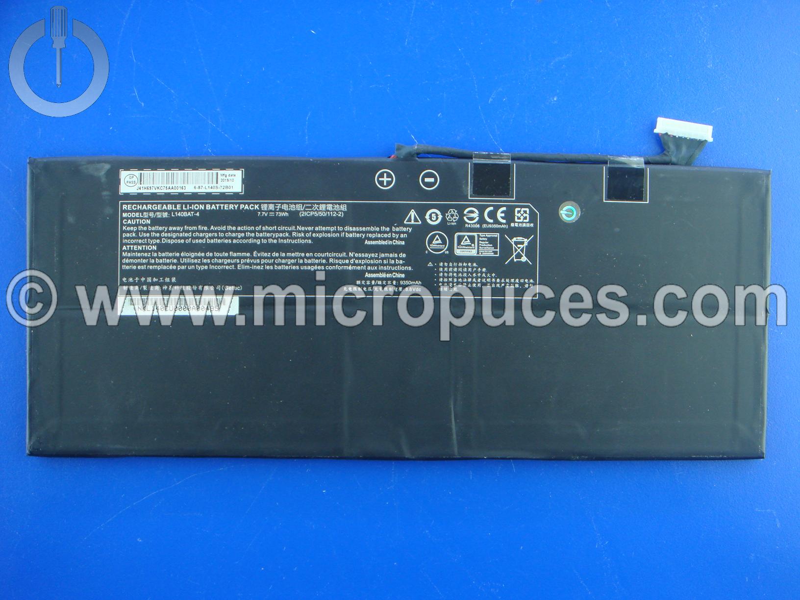 Batterie pour Clevo L140