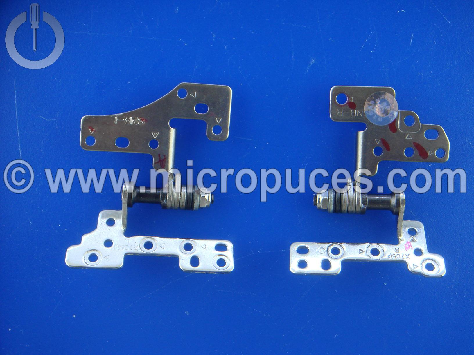 Charni�res droite et gauche pour ASUS X705