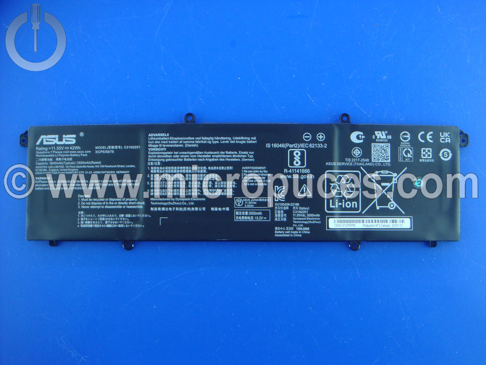 Batterie pour ASUS X1504