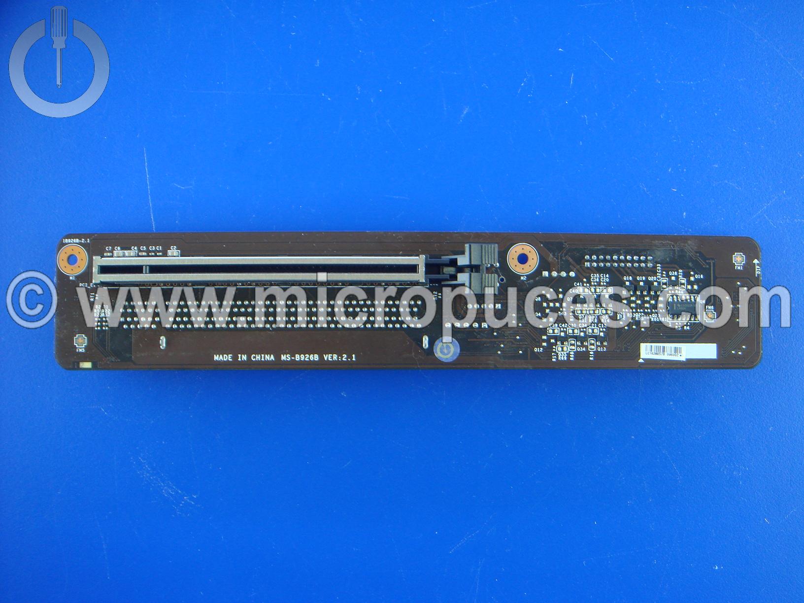 Carte riser pour MSI Trident B926