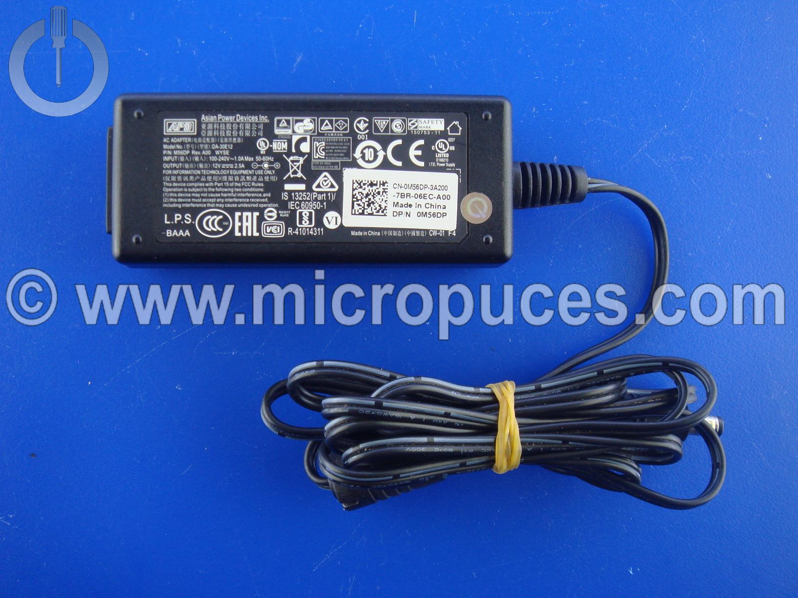 Chargeur Alimentation 12V 2.5A