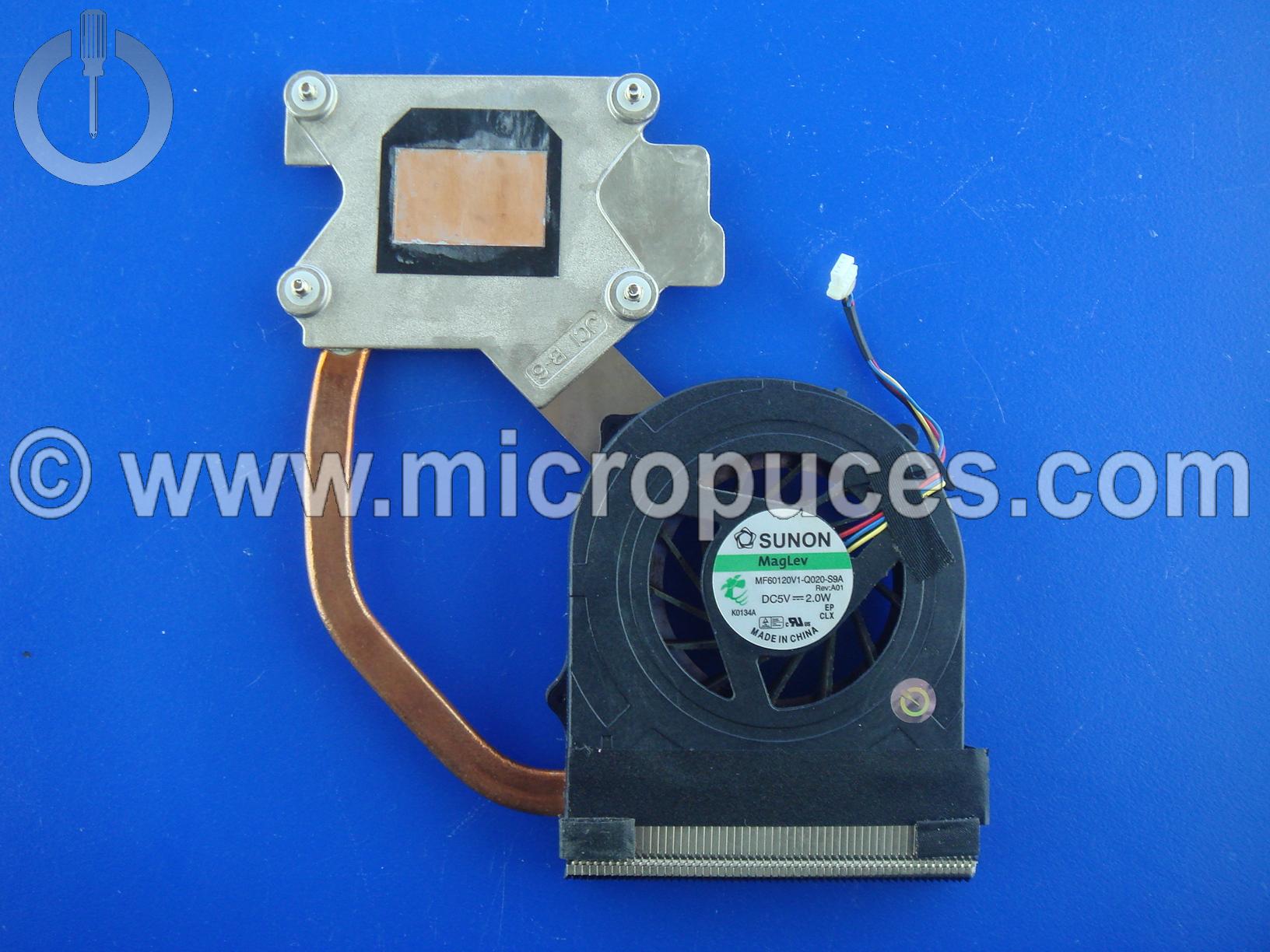 Radiateur + ventilateur CPU pour HP Probook 4520S