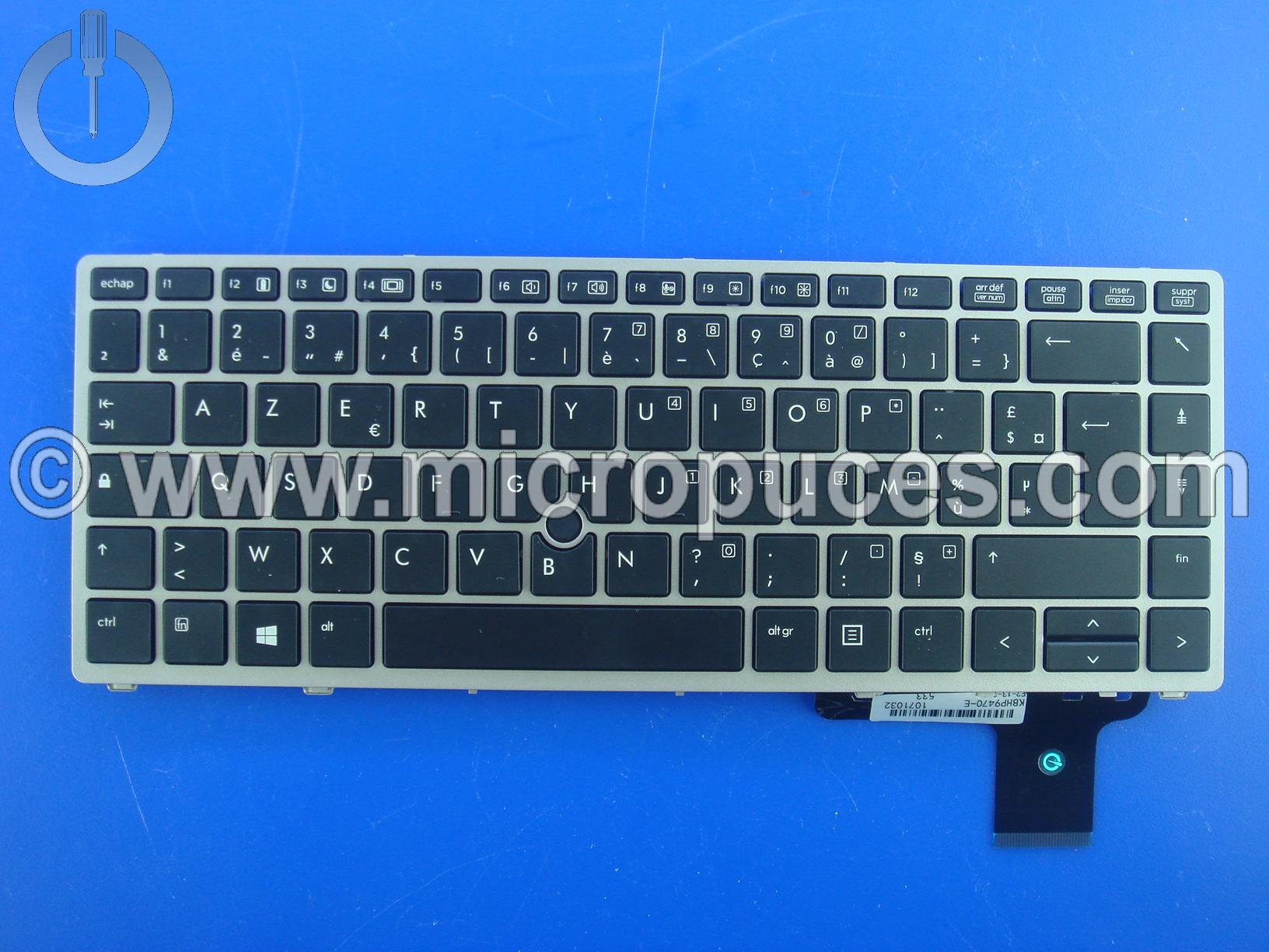 Clavier AZERTY pour Elitebook 9470m sans trackpoint
