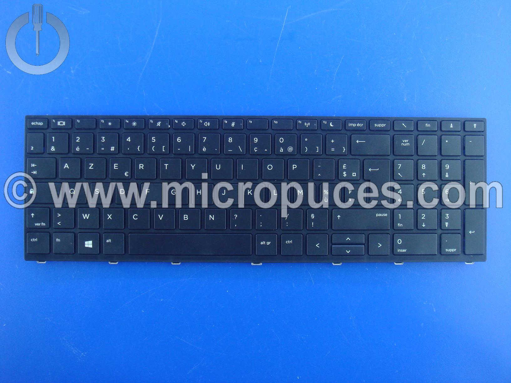 Clavier AZERTY pour HP Probook 450 G5 455 G5 470 G5