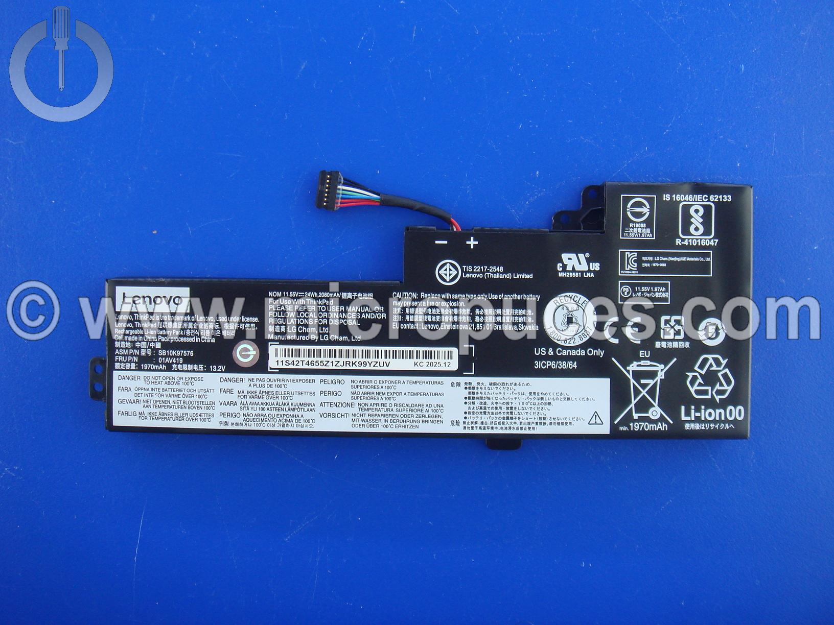 Batterie interne pour Lenovo T480