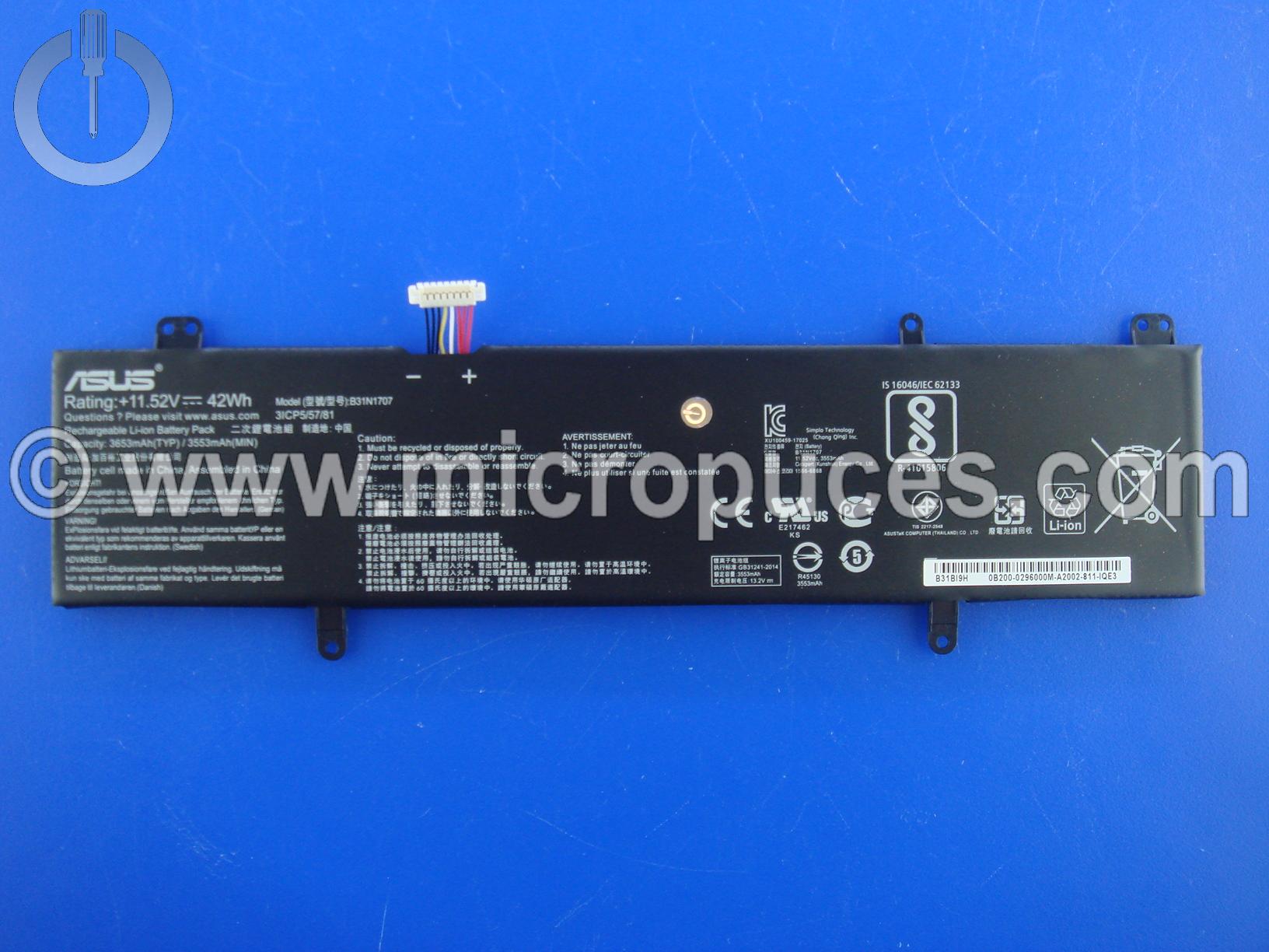 Batterie pour ASUS S410U