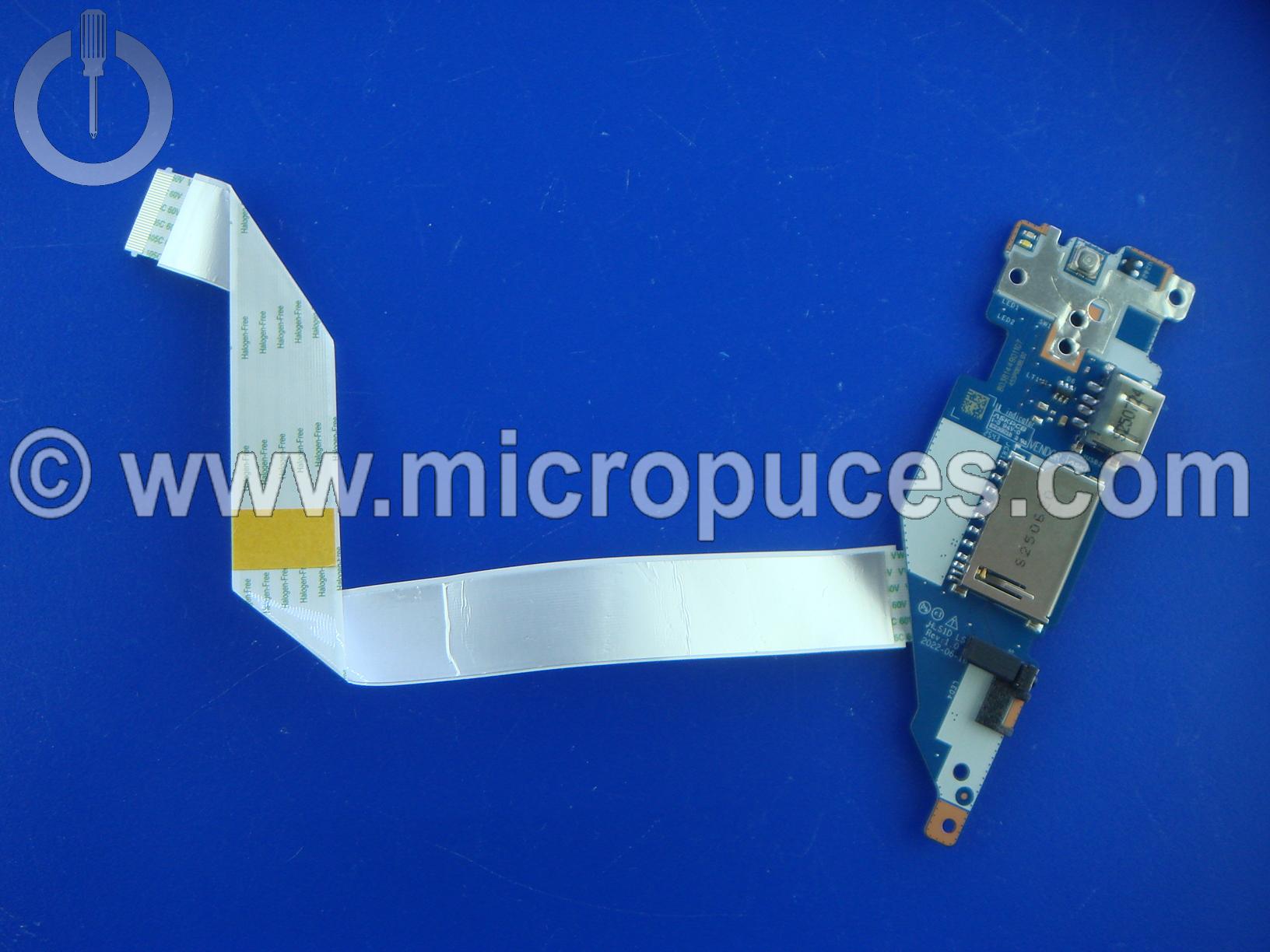 Carte fille reader pour Lenovo IdeaPad 1-15 - avec nappe