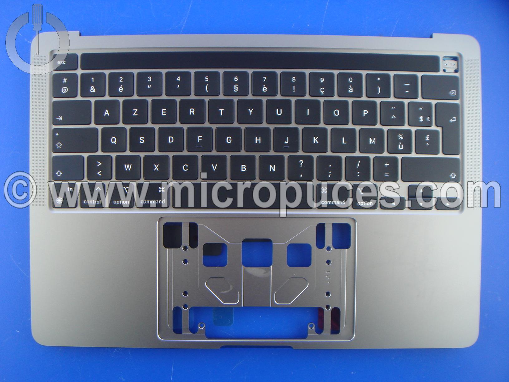 Clavier + plasturgie de dessus pour Apple Macbook A2338 gris sid�ral