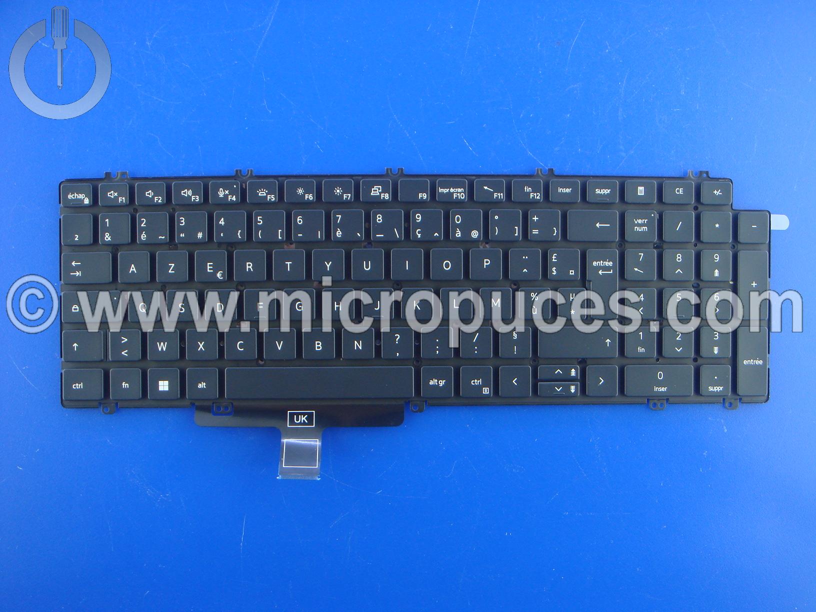 Clavier AZERTY pour DELL Latitude 5520 s�ries