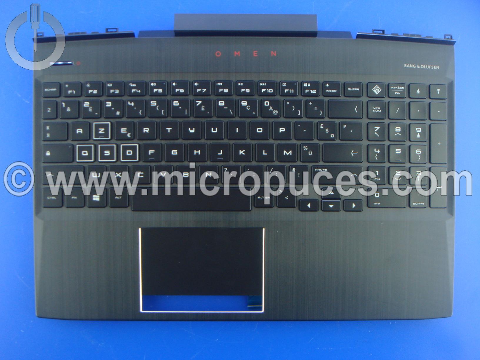 Clavier + plasturgie de dessus pour HP Omen 15-DC