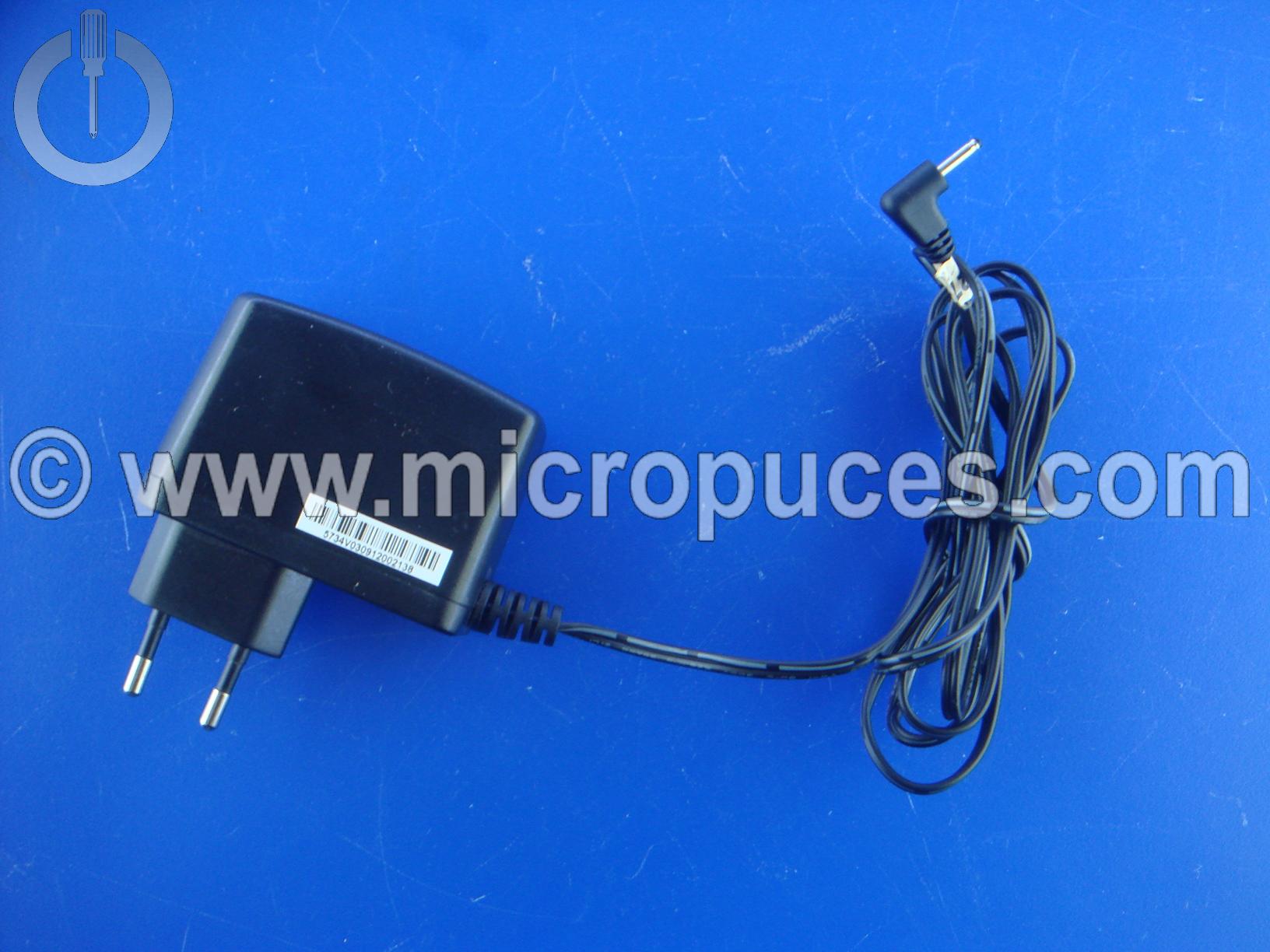 Chargeur alimentation 12V 2A pour tablette embout 2.5mm