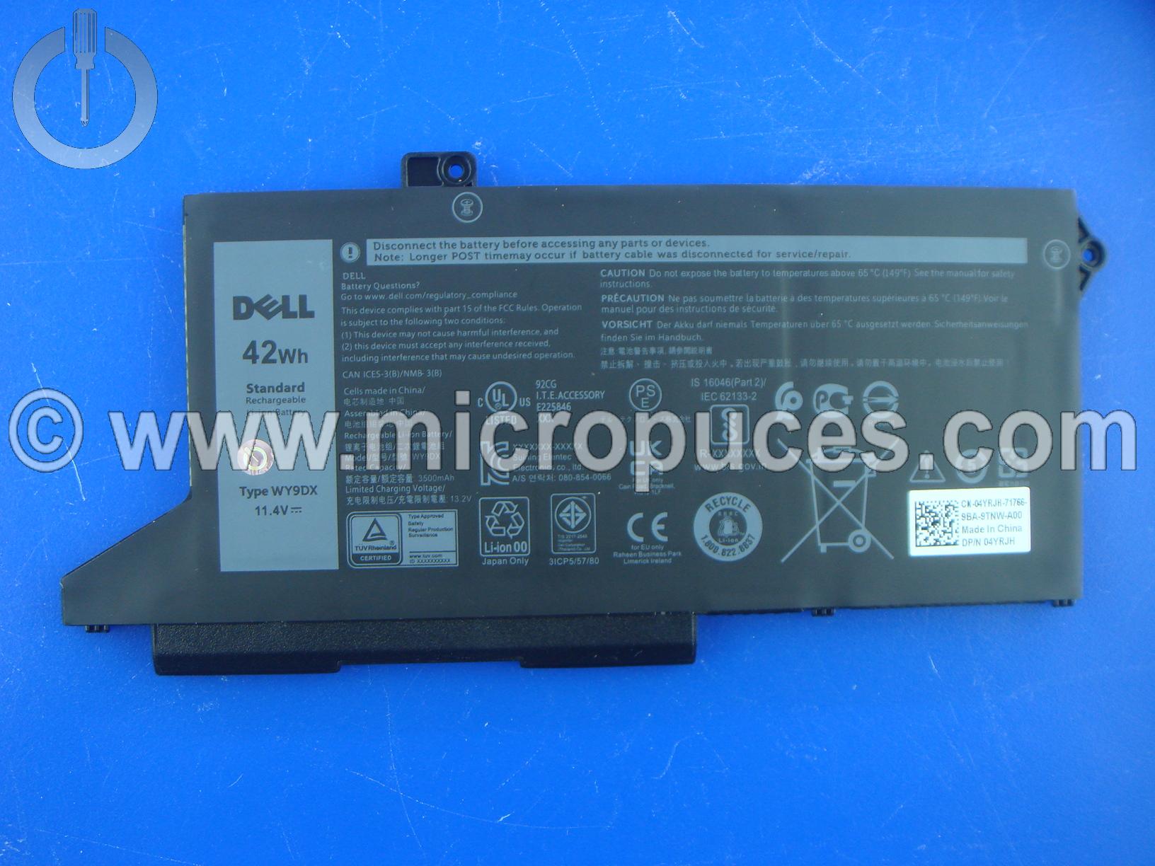Batterie d'origine pour DELL Latitude 14 5420