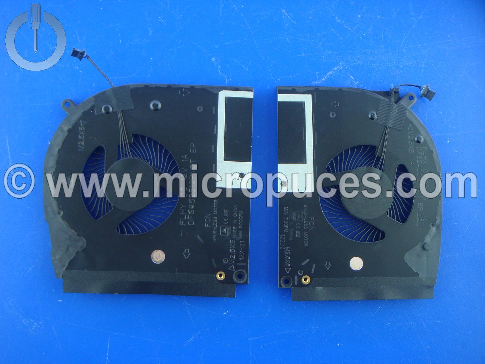 Ventilateurs CPU et GPU pour Alienware M17 R2