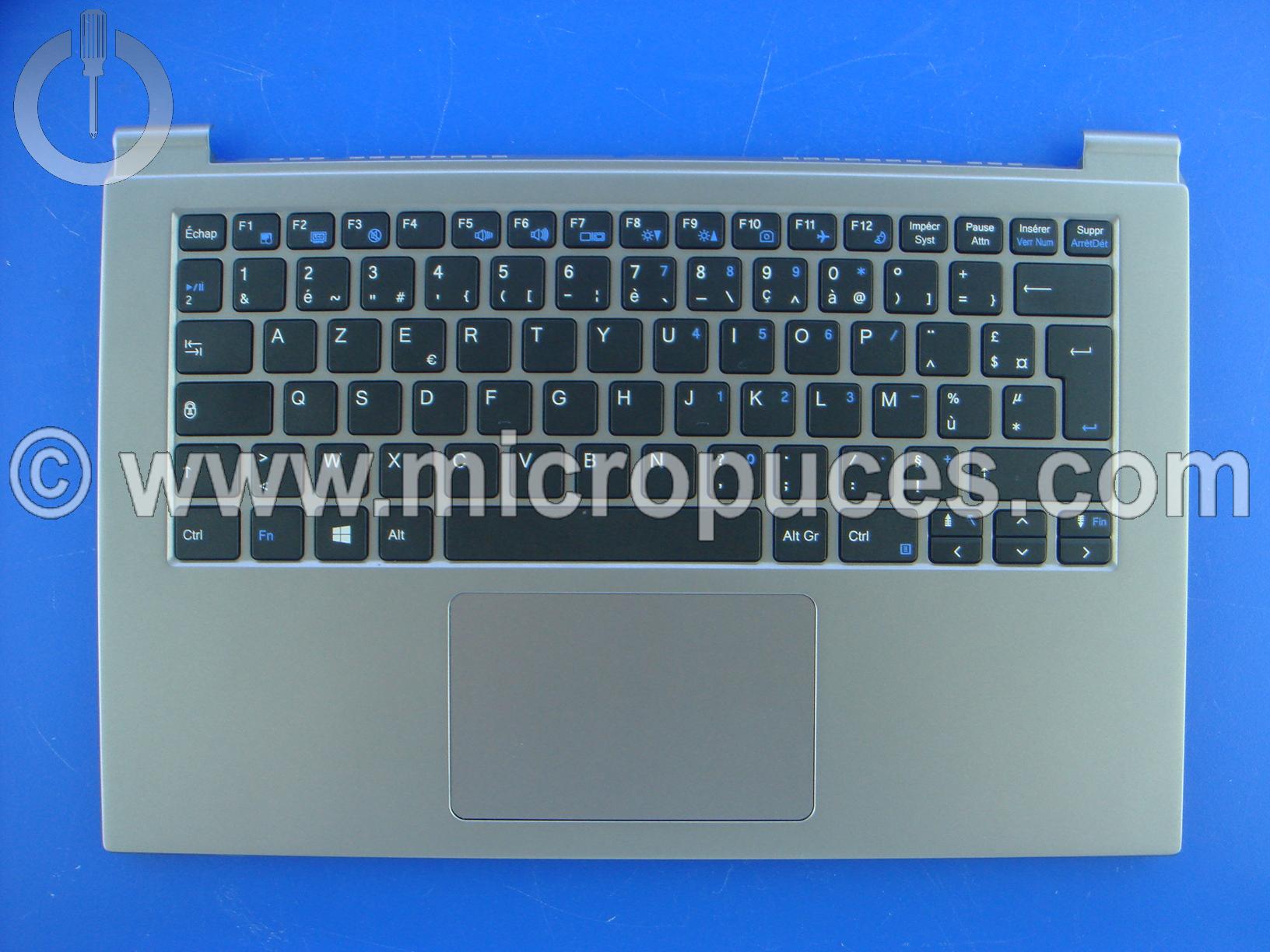 Clavier + plasturgie pour Clevo L140 - gris