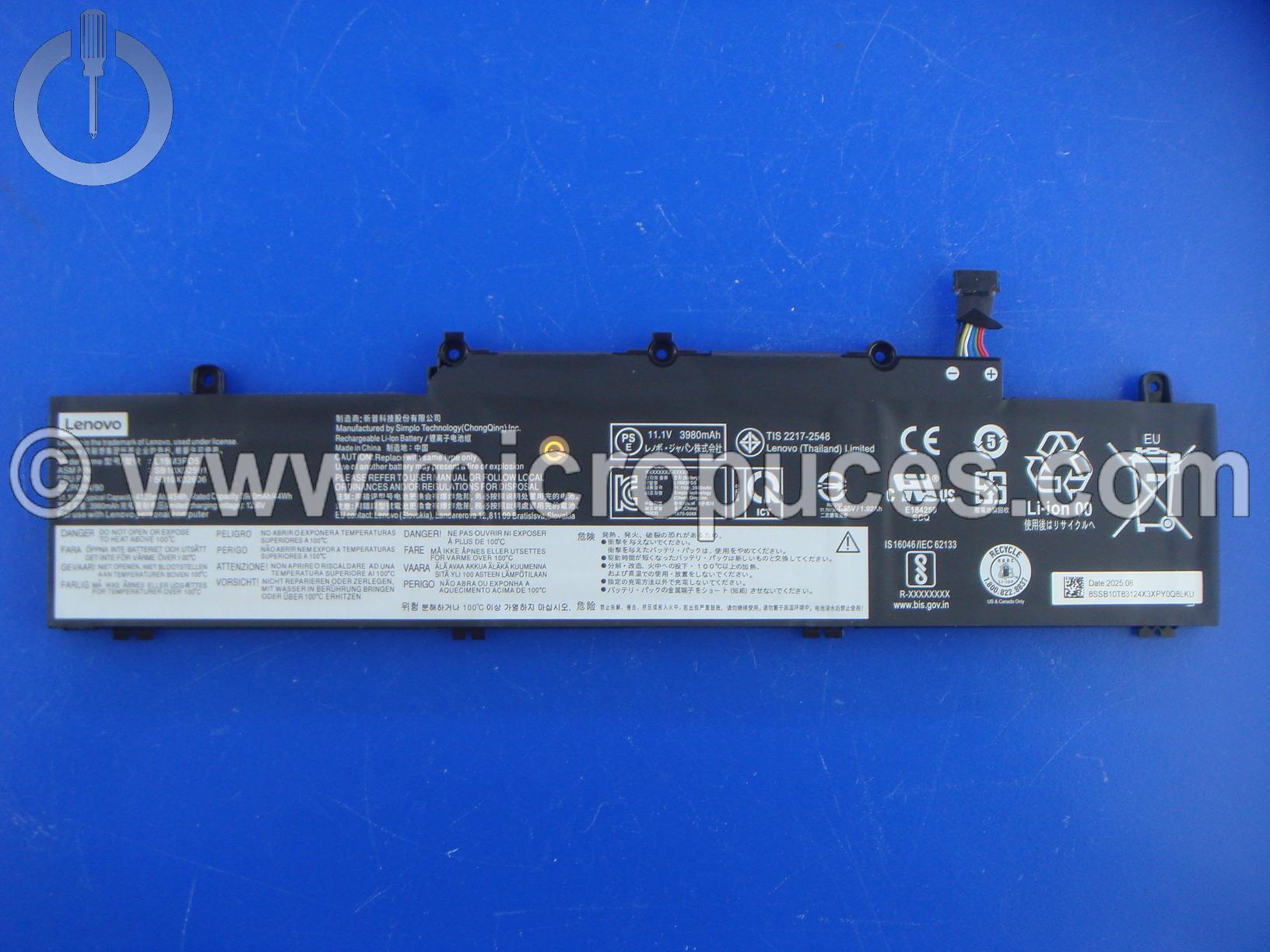 Batterie compatible pour LENOVO ThinkPad E14 Gen 3