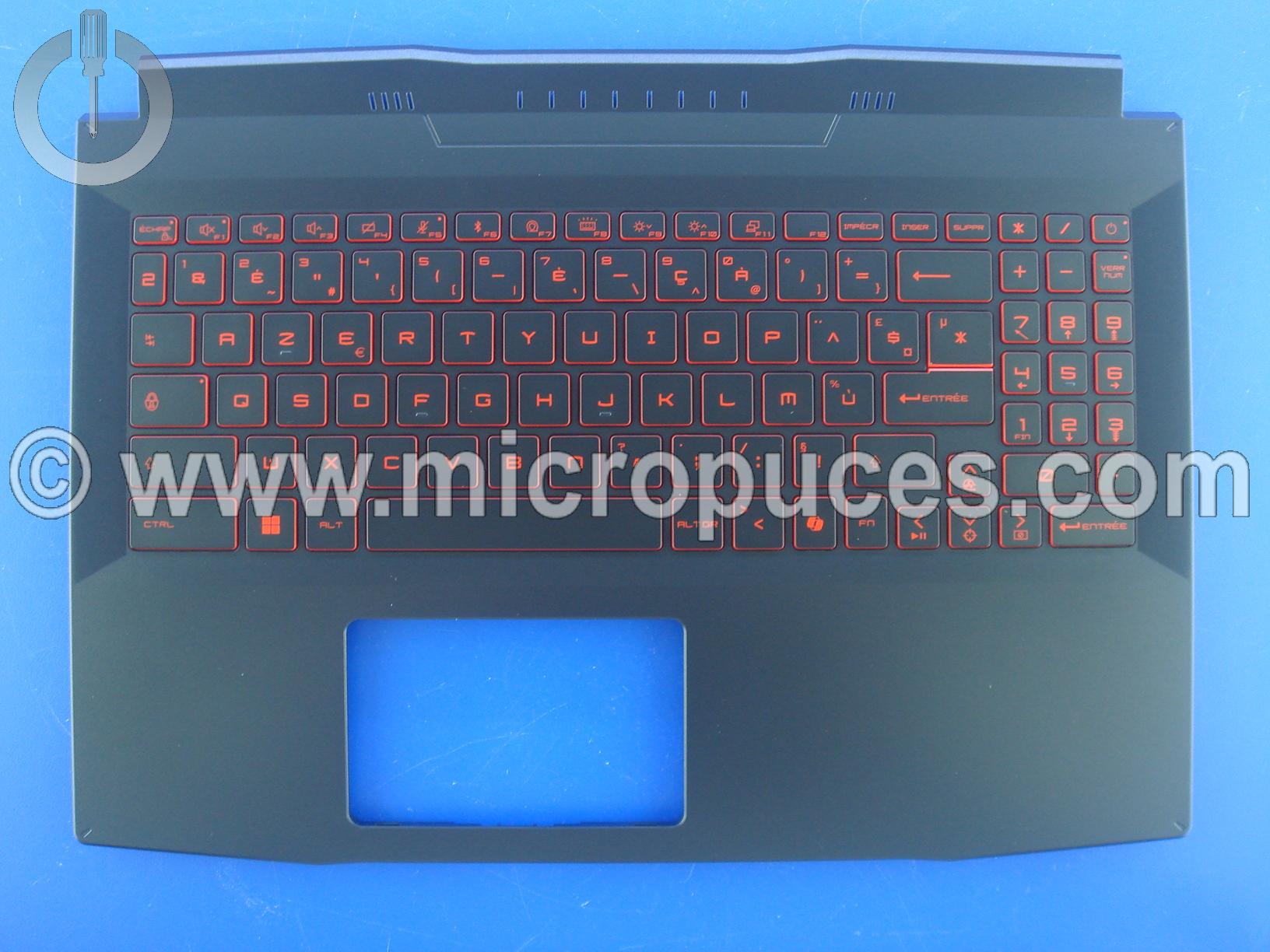 Clavier AZERTY + plasturgie pour MSI Katana GF66 11UC