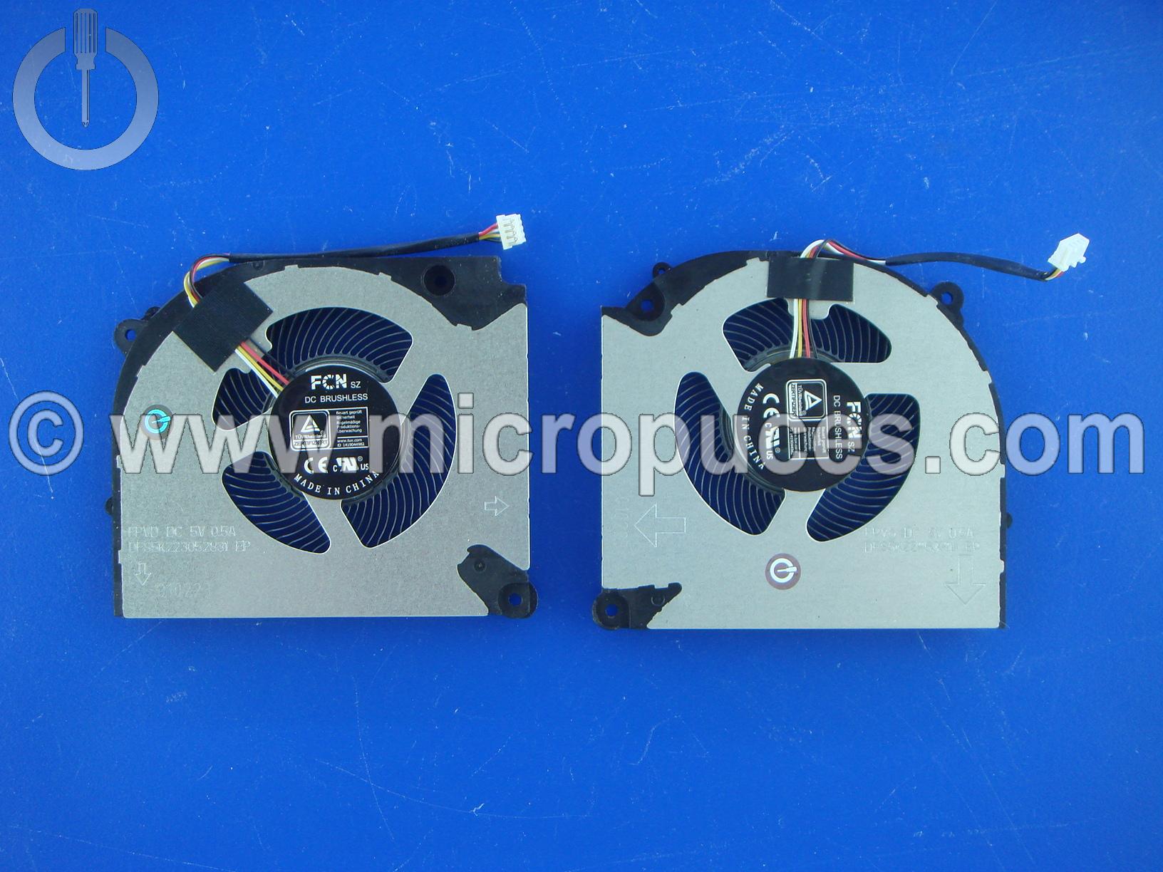 Ventilateurs CPU et GPU pour Medion Erazer Defender P50