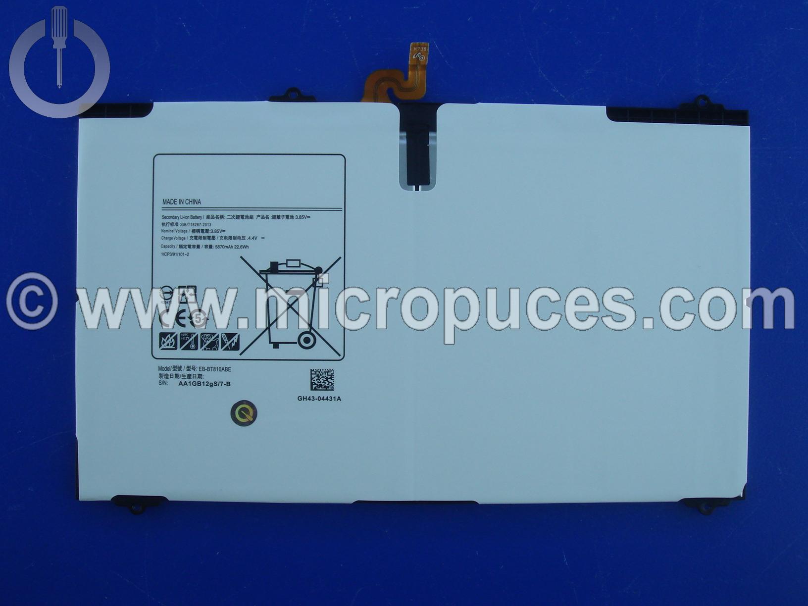 Batterie pour SAMSUNG Galaxy Tab S2 (Sm-T810)